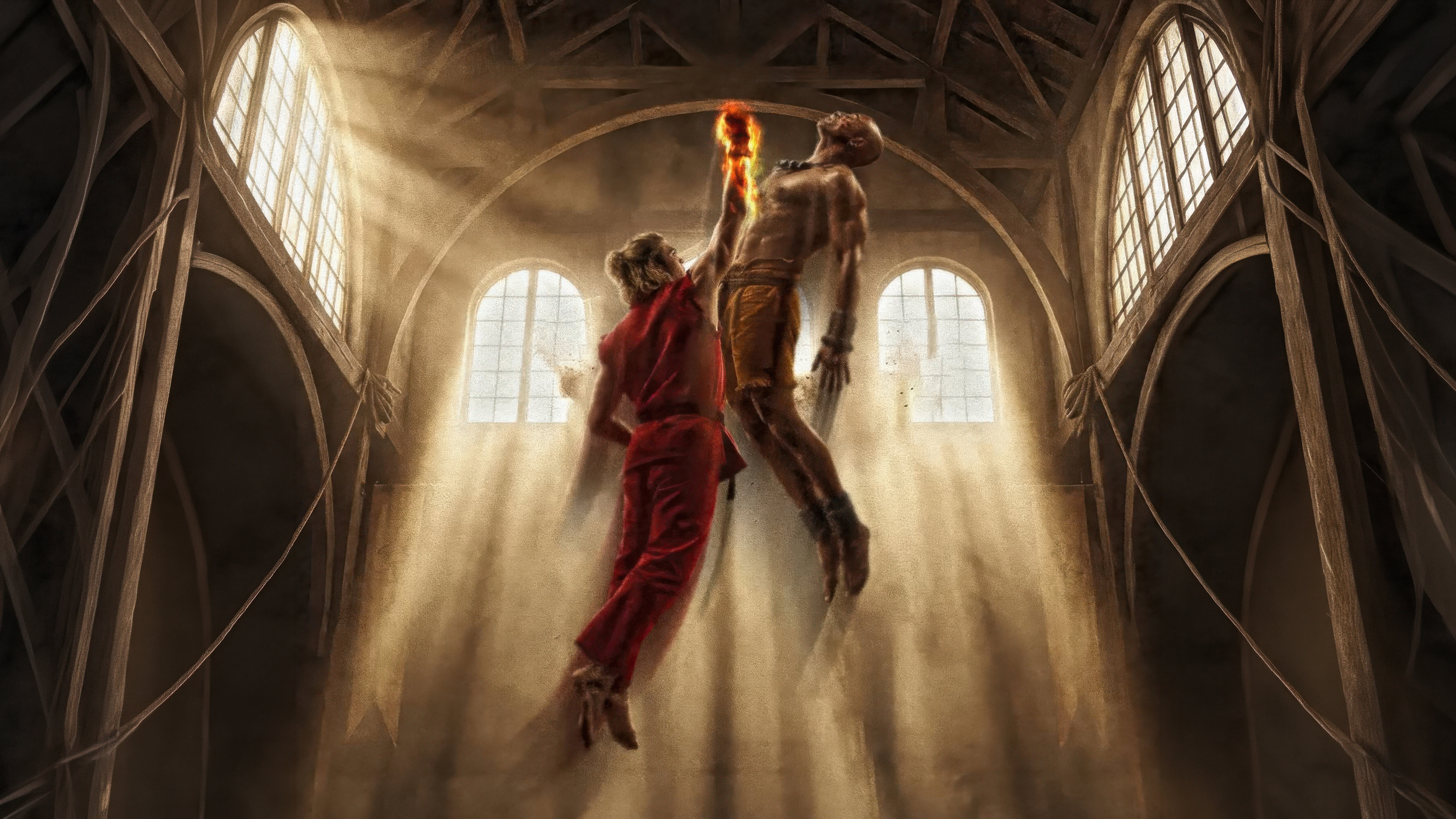 Street Fighter 2026 5K Ultra HD — Rising Flame Duel Street Fighter 2026 5K Ultra HD — Rising Flame Duel — 5120×2880 HD wallpaper