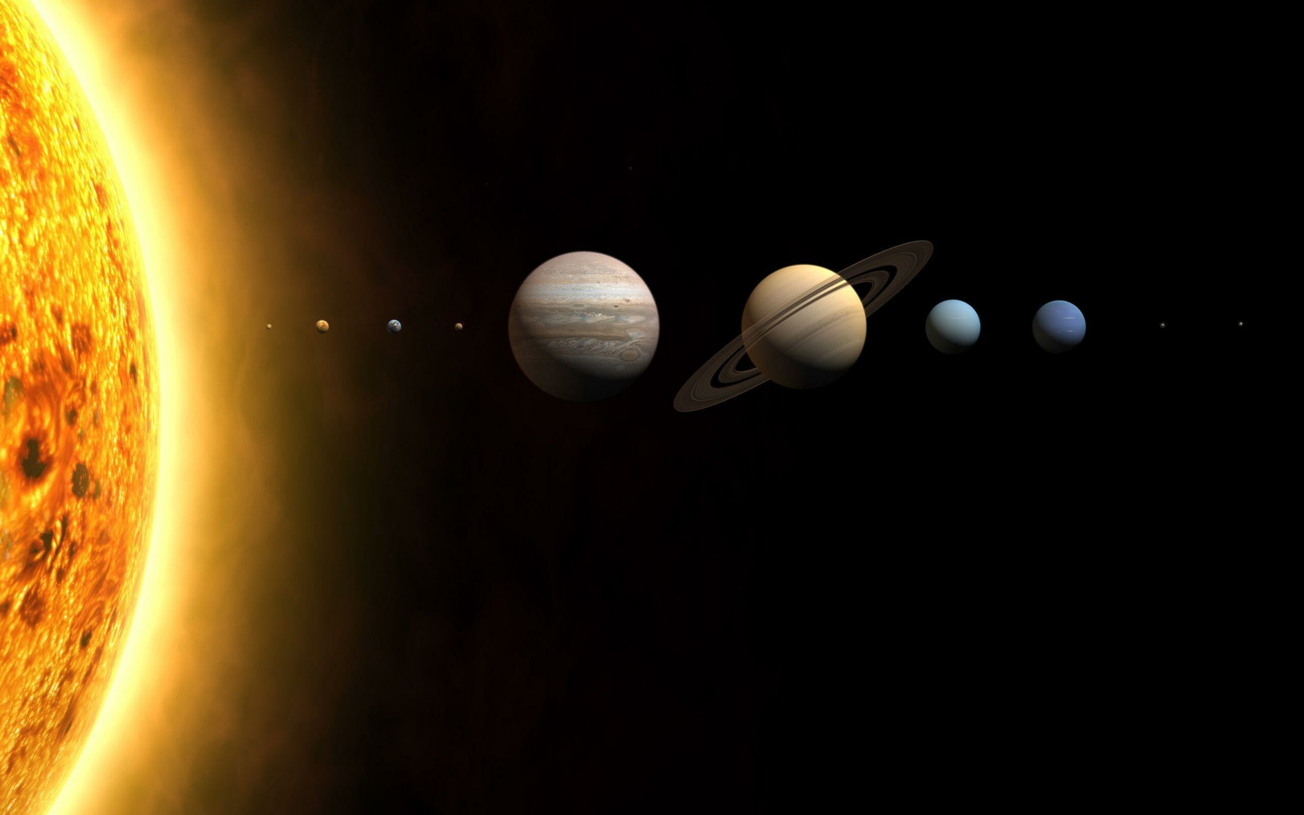 desktop solar system desktop solar system — 2560×1600 HD wallpaper