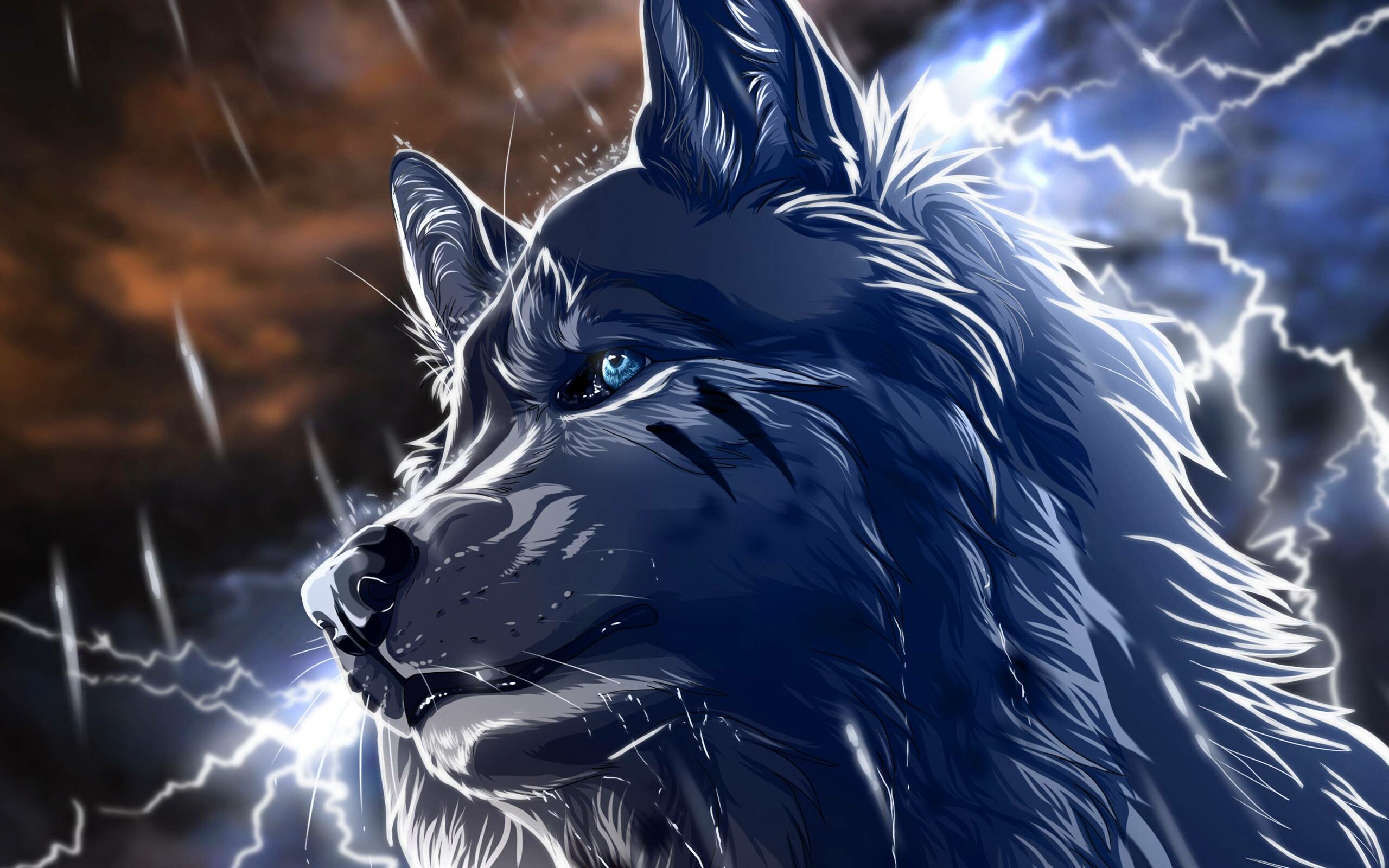 Artwork, Wolves Wallpaper, HD Desktop — 2560×1600 HD wallpaper