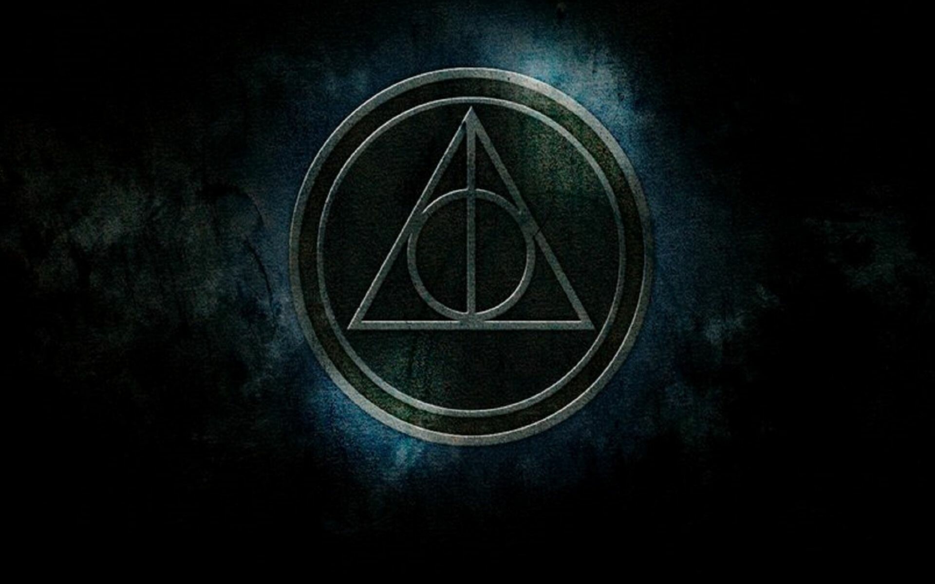 Deathly Hallows symbol, Engraved stone emblem, Dark grunge backdrop Deathly Hallows symbol, Engraved stone emblem, Dark grunge backdrop — 1920×1200 HD wallpaper