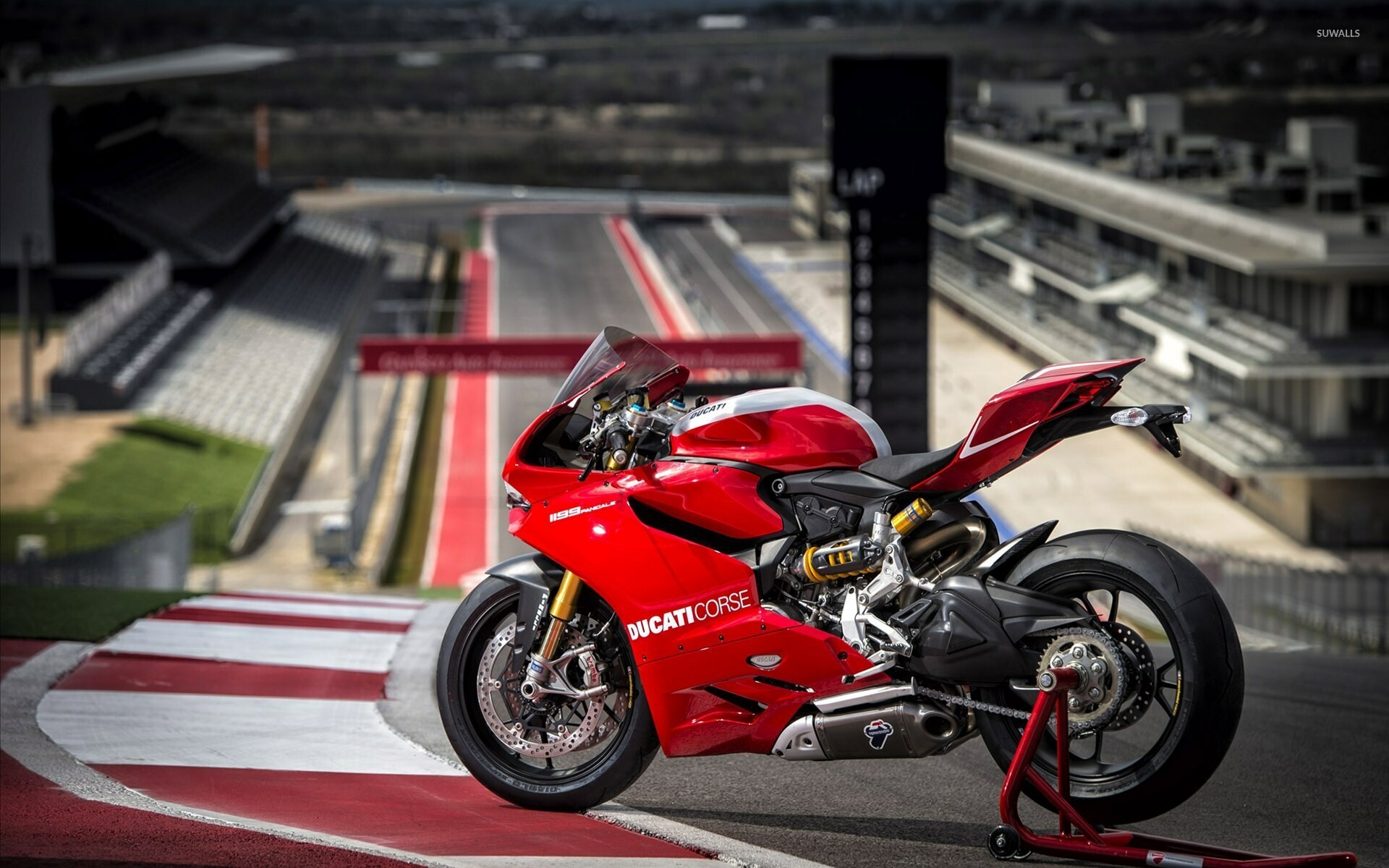 Ducati Panigale 1199, Pit lane, Ducati Corse livery Ducati Panigale 1199, Pit lane, Ducati Corse livery — 1920×1200 HD wallpaper