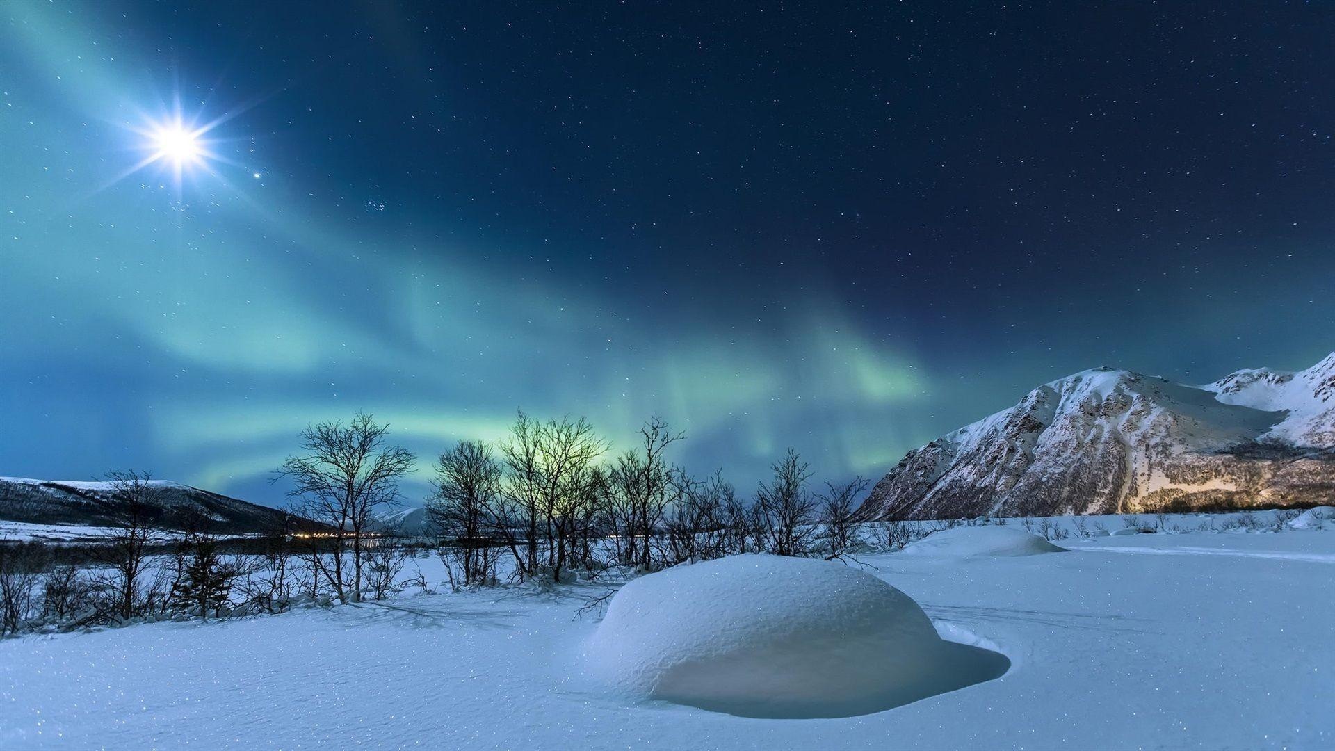 Norway, Mountain Night Wallpaper, Full HD Desktop Norway, Mountain Night Wallpaper, Full HD Desktop — 1920×1080 HD wallpaper