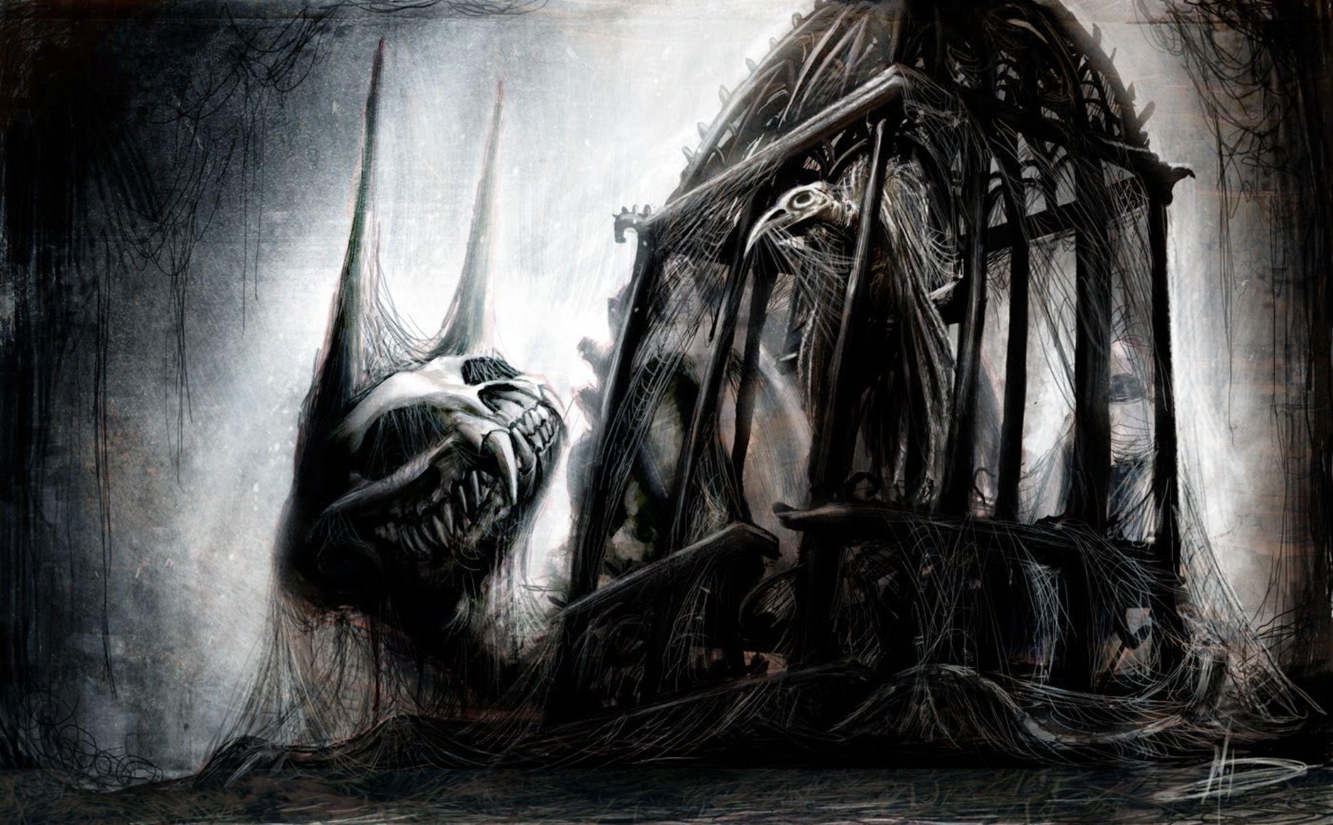 Cage, Gothic Art Wallpaper, HD Desktop Cage, Gothic Art Wallpaper, HD Desktop — 1946×1205 HD wallpaper