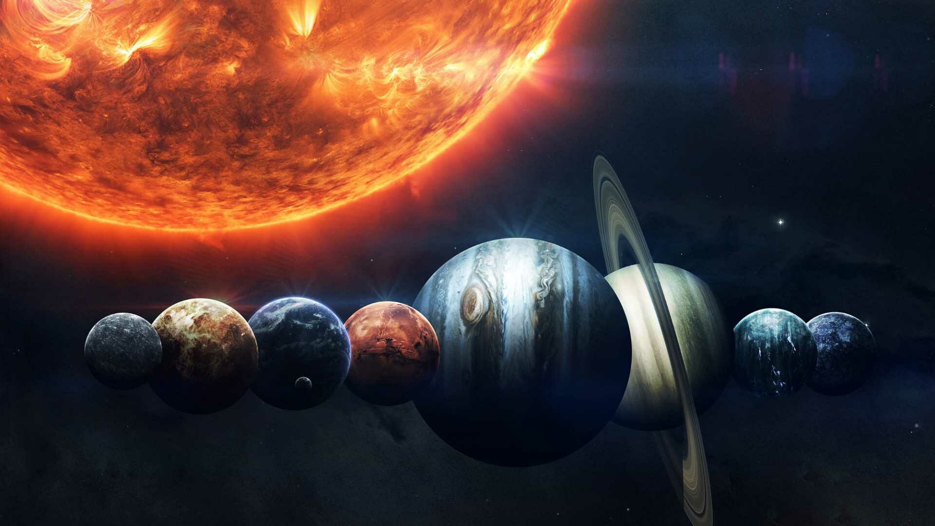 Solar System, Planets Wallpaper, Full HD Desktop Solar System, Planets Wallpaper, Full HD Desktop — 1920×1080 HD wallpaper