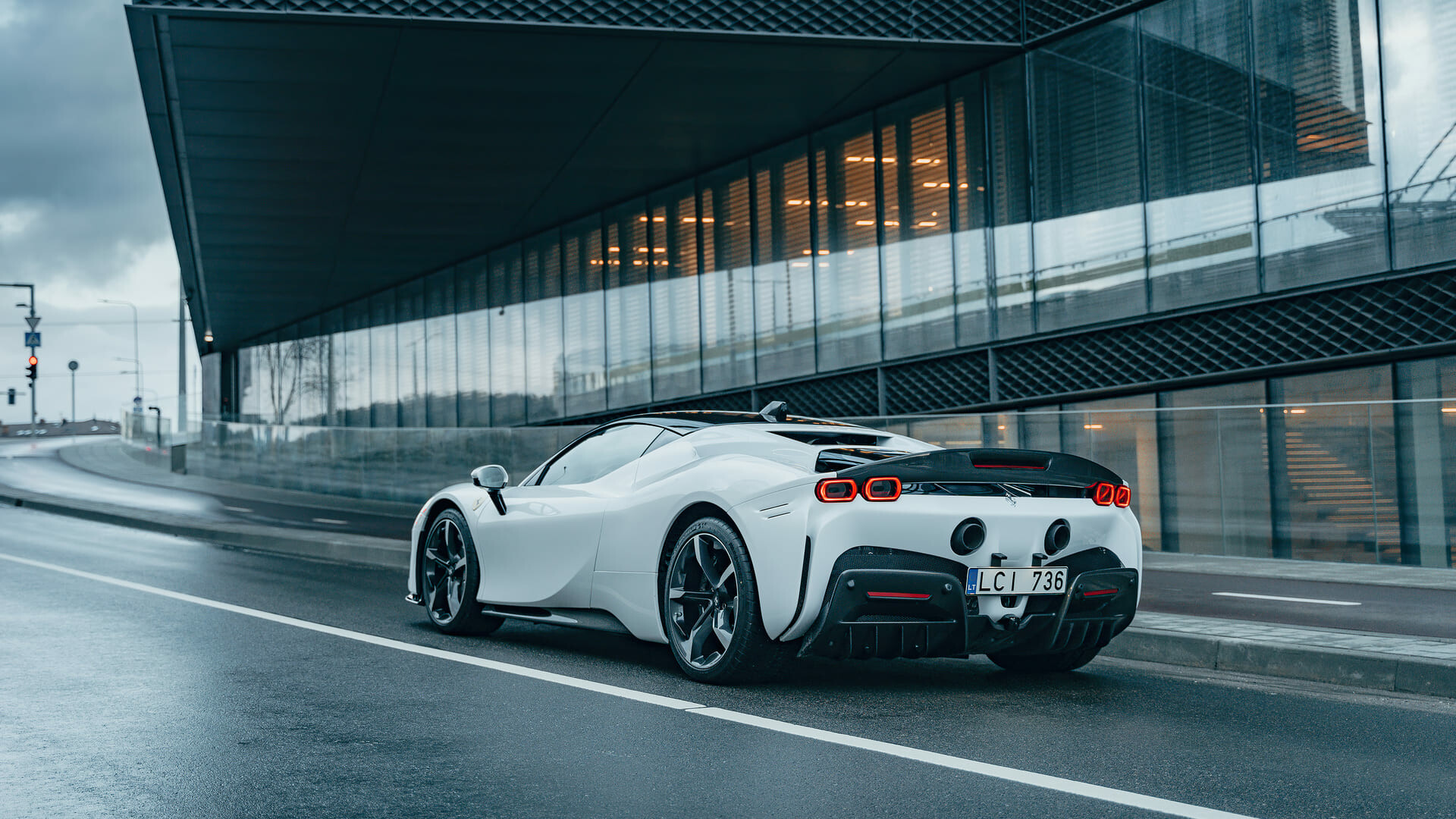 SF90 Stradale, Ferrari Wallpaper, Full HD Desktop SF90 Stradale, Ferrari Wallpaper, Full HD Desktop — 1920×1080 HD wallpaper