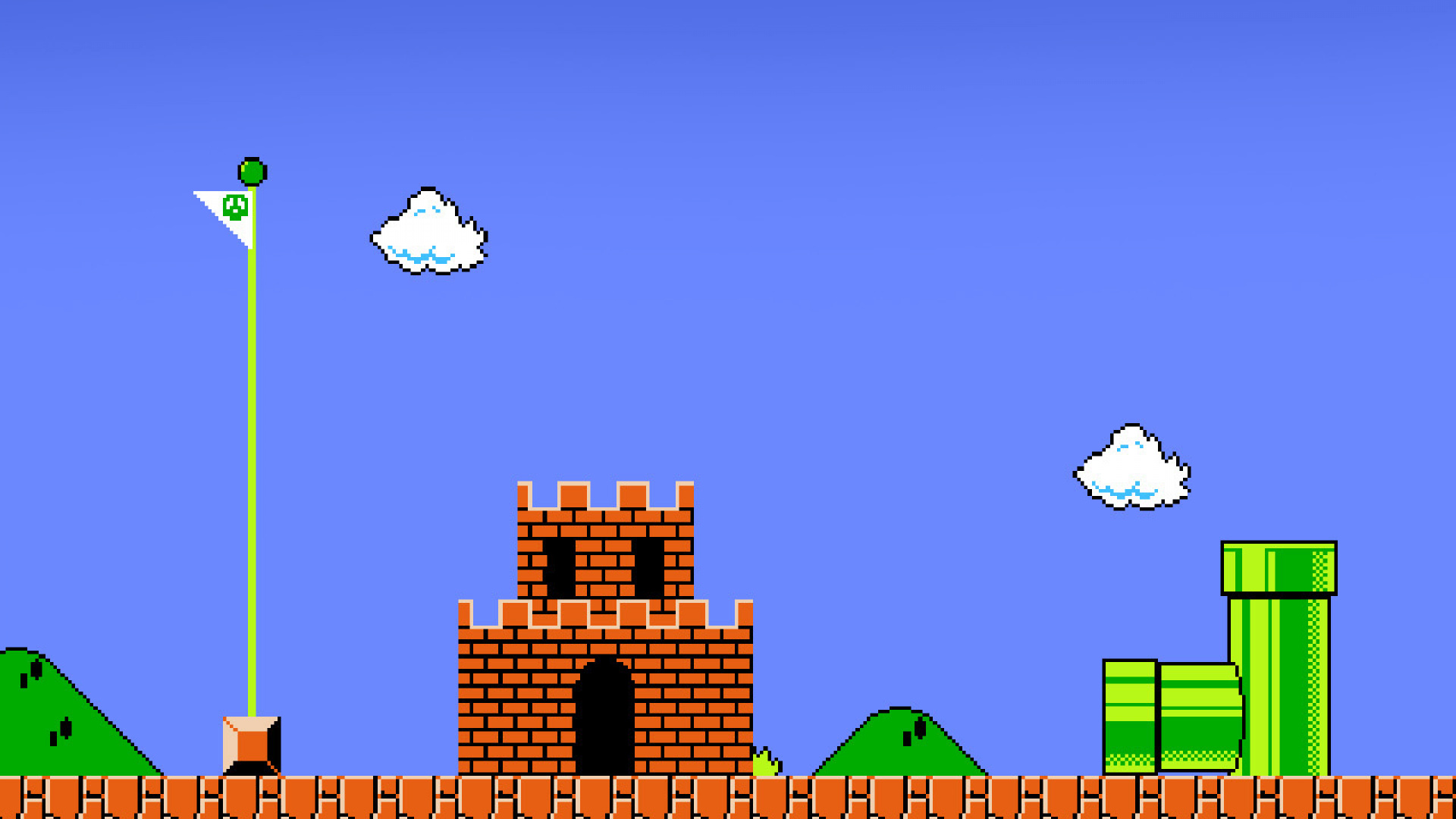 Castle, Mario Bros. Wallpaper, Full HD Desktop Castle, Mario Bros. Wallpaper, Full HD Desktop — 1920×1080 HD wallpaper
