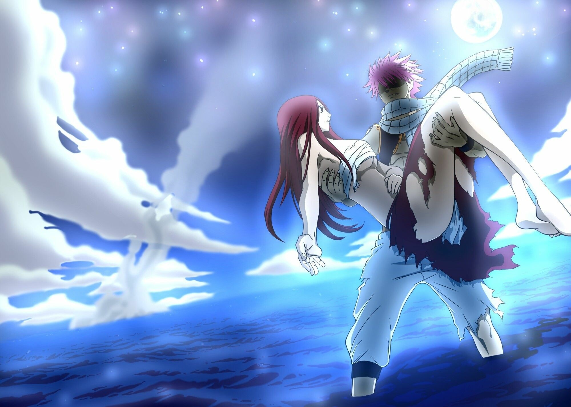 Natsu and Erza, Fairy Tail Wallpaper, HD Desktop Natsu and Erza, Fairy Tail Wallpaper, HD Desktop — 2000×1428 HD wallpaper