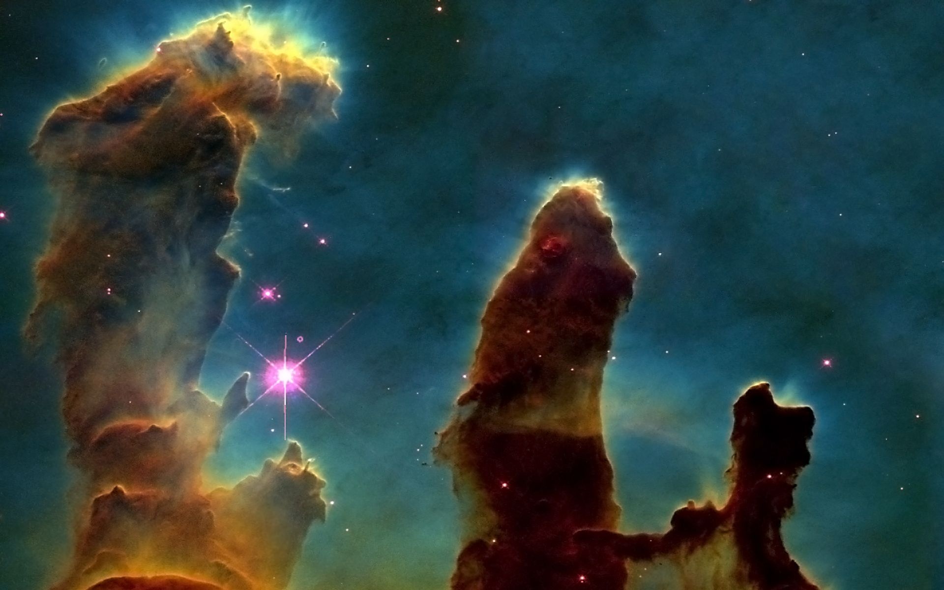 Pillars of Creation, Hubble Wallpaper, HD Desktop — 1920×1200 HD wallpaper