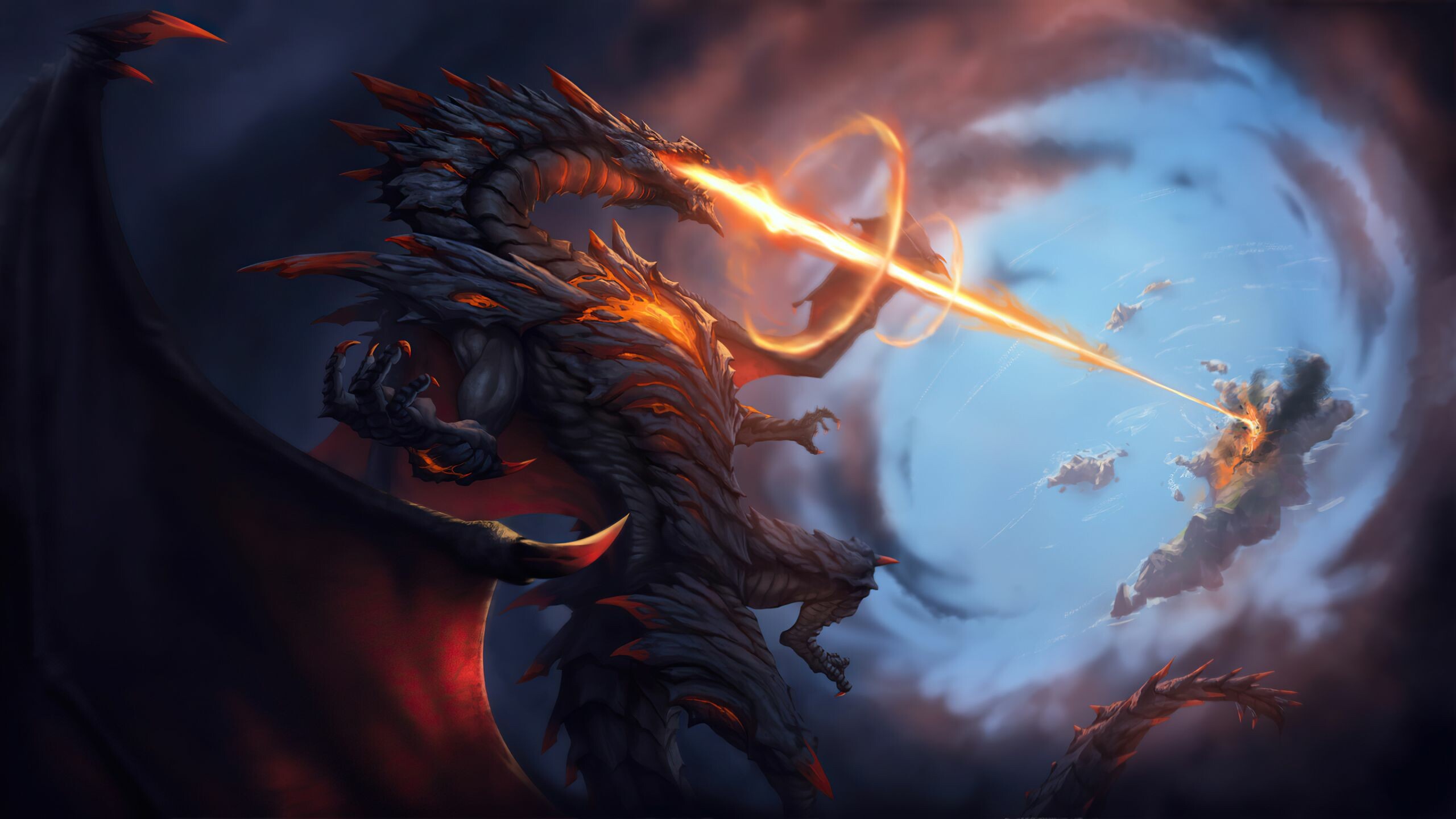 Wyvern, Dragons Wallpaper, HD Desktop Wyvern, Dragons Wallpaper, HD Desktop — 2560×1440 HD wallpaper