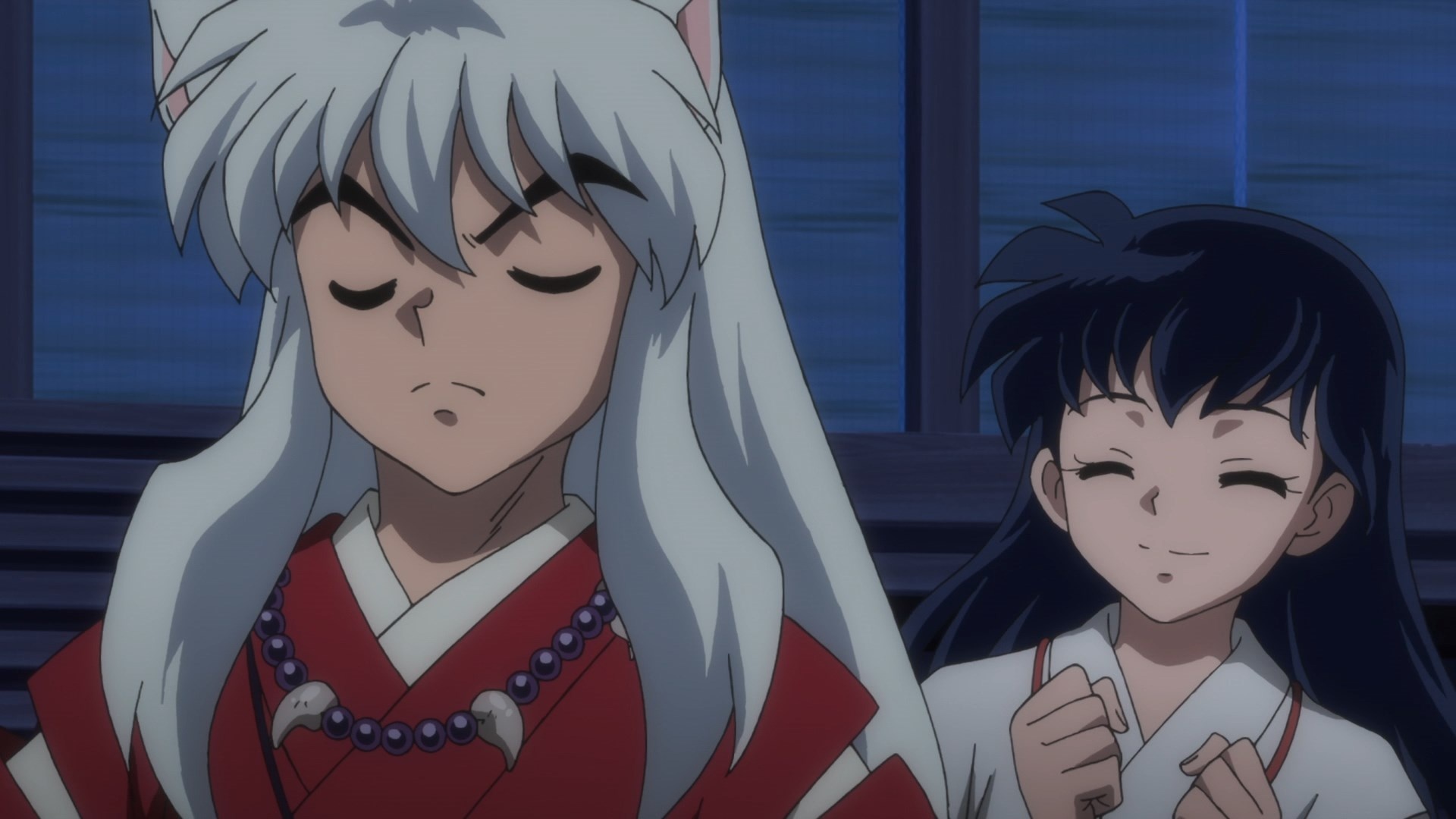 Inuyasha, Kagome Higurashi, Nighttime interior scene Inuyasha, Kagome Higurashi, Nighttime interior scene — 1920×1080 HD wallpaper