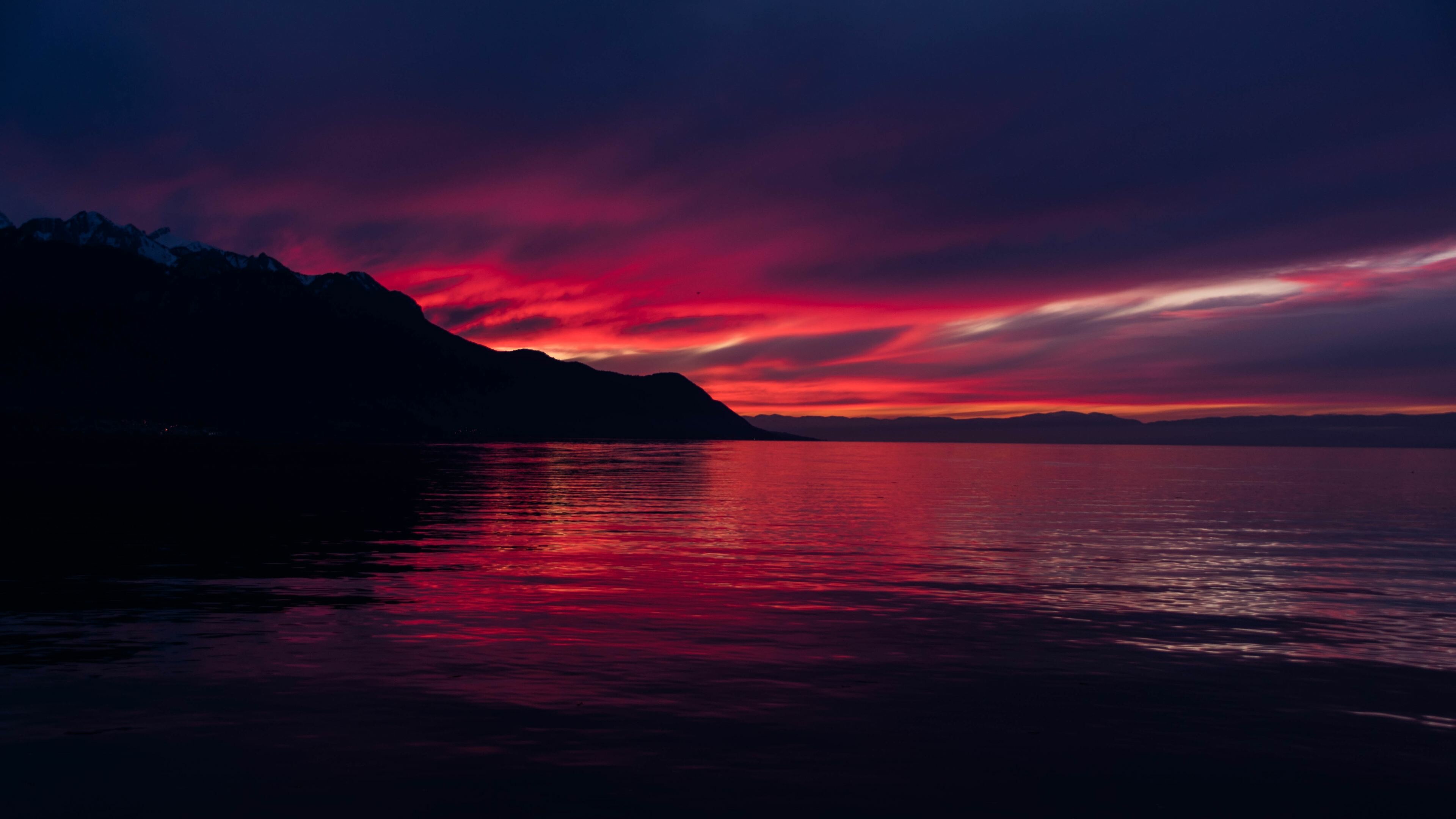 Dark, Sunsets Wallpaper, 4K Desktop Dark, Sunsets Wallpaper, 4K Desktop — 3840×2160 HD wallpaper