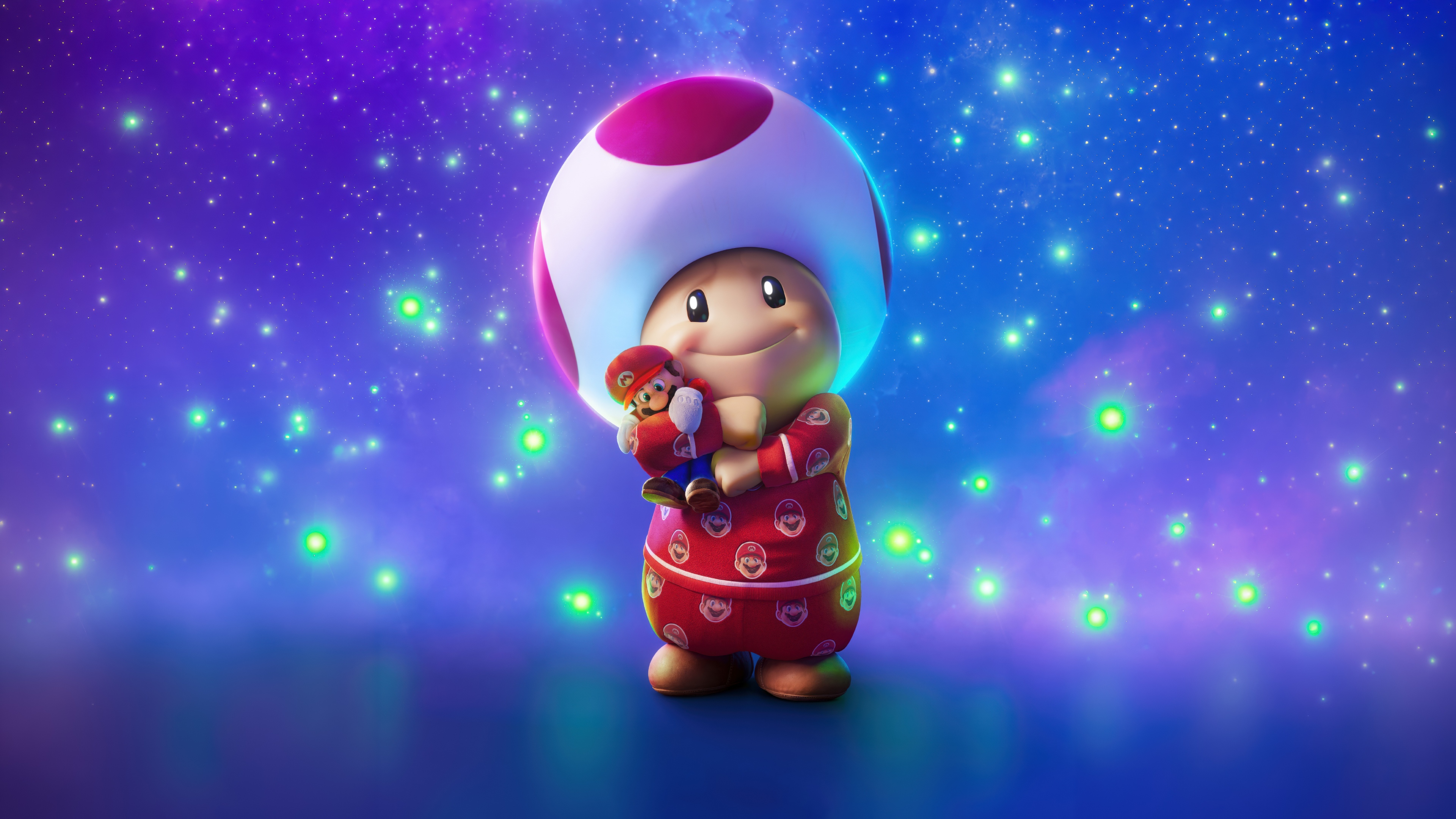 Super Mario Galaxy Movie — Toad's 4K Ultra HD Wallpaper — 3840×2160 mobile wallpaper