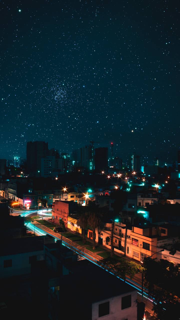 Urban Night Sky Cityscape iPhone HD Wallpapers Urban Night Sky Cityscape iPhone HD Wallpapers — 720×1280 HD wallpaper