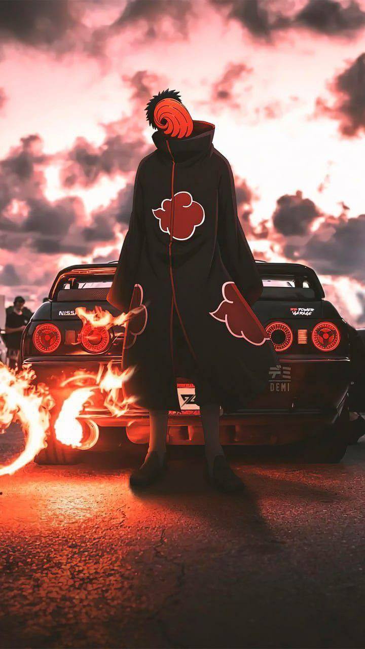 Obito Uchiha Muscle Car Flame Wallpapers Obito Uchiha Muscle Car Flame Wallpapers — 720×1280 HD wallpaper