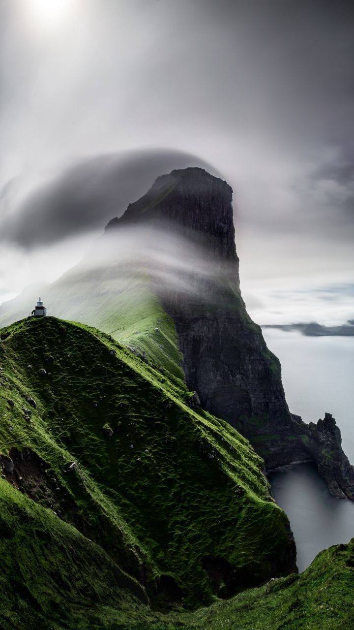 Nature Cliff Faroe Islands 4K Wallpapers Nature Cliff Faroe Islands 4K Wallpapers — 720×1280 HD wallpaper