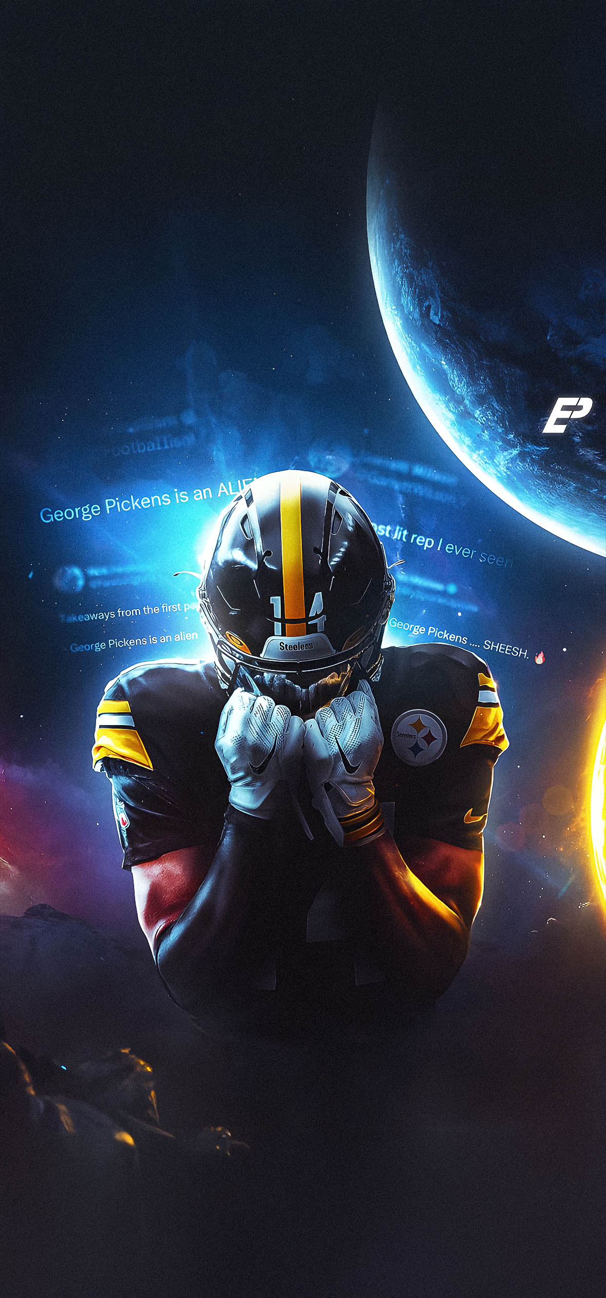 Aesthetic George Pickens Steelers 4k Aesthetic George Pickens Steelers 4k — 1179×2526 HD wallpaper