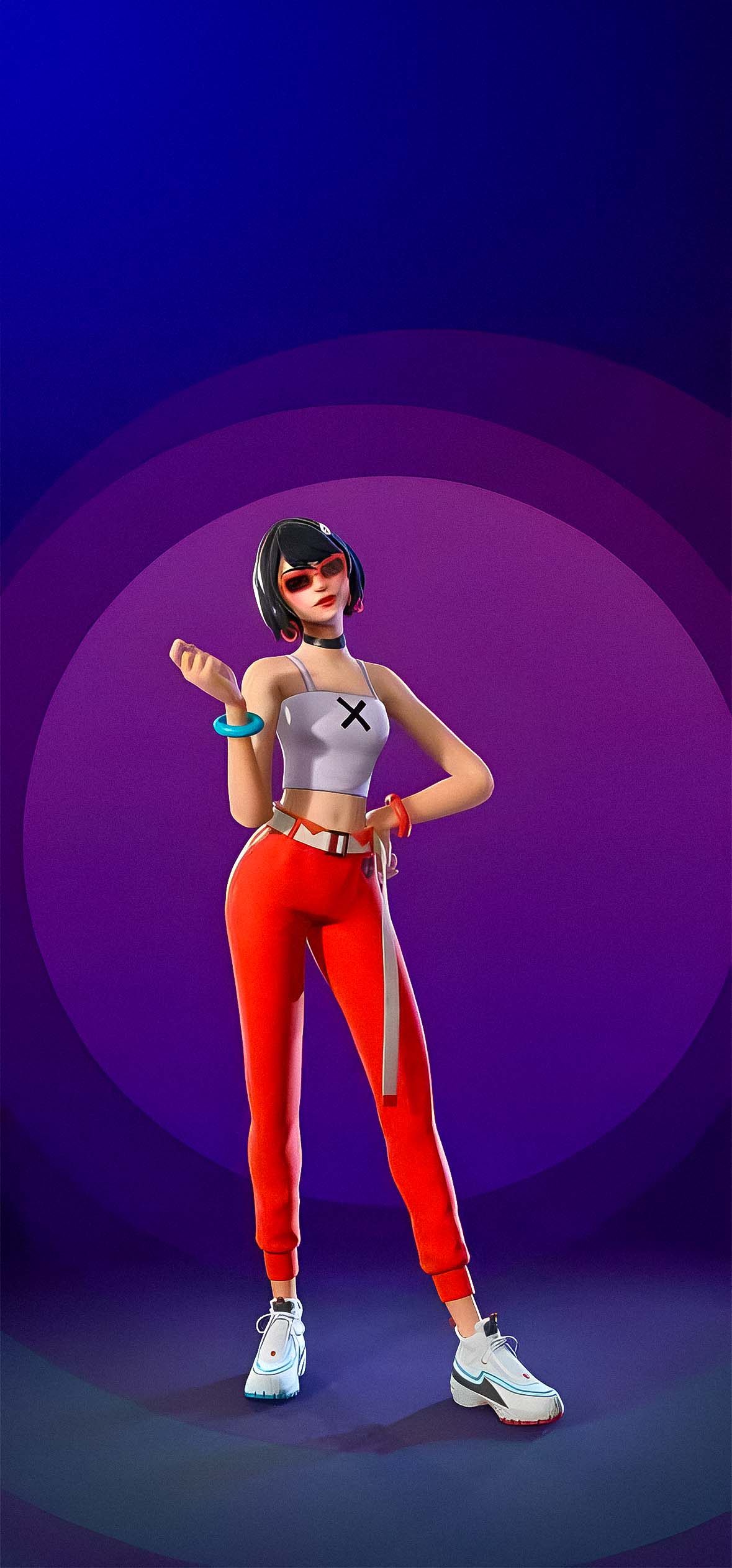 Fortnite Girl Evie Purple HD Fortnite Girl Evie Purple HD — 1179×2526 HD wallpaper
