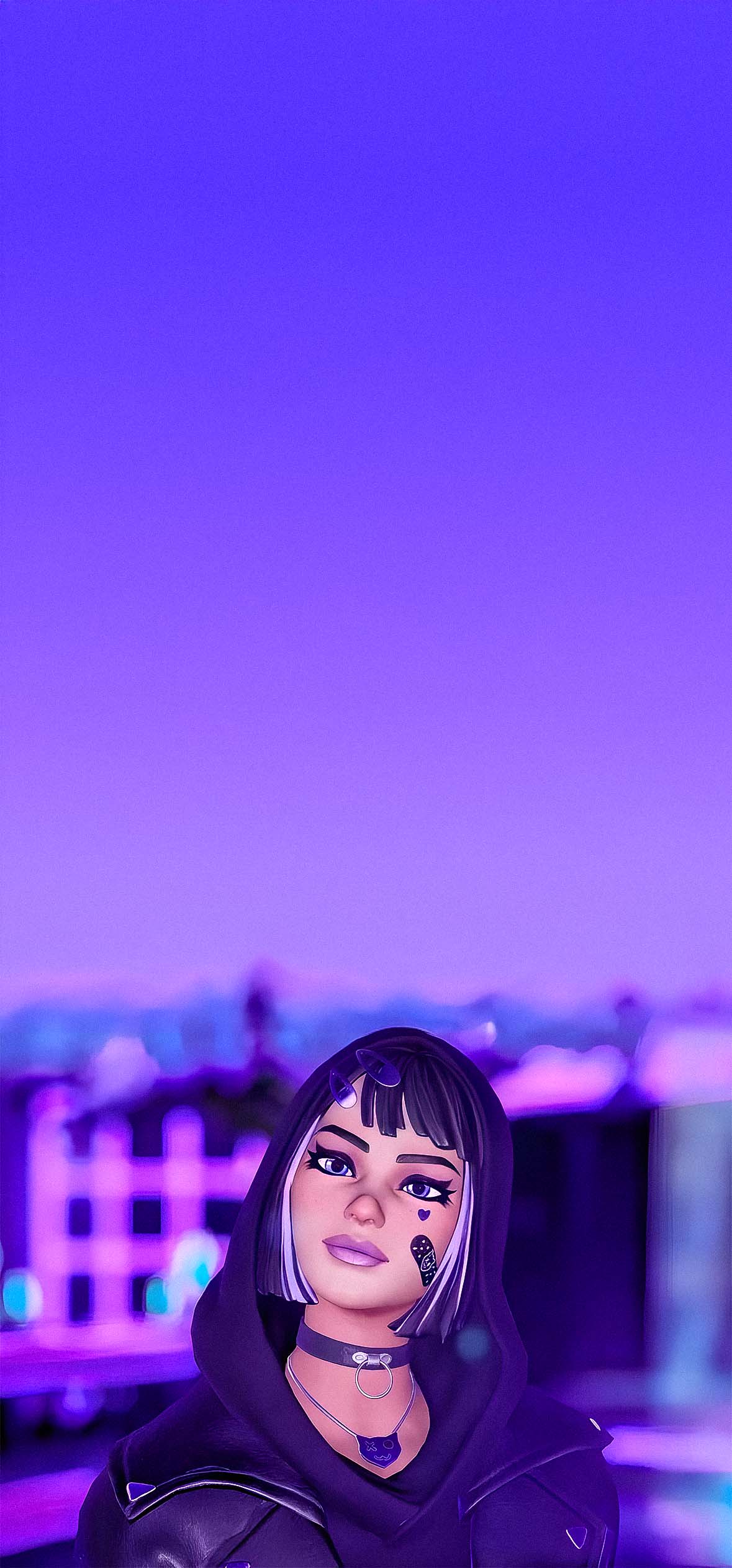 Fortnite Halley Purple HD Fortnite Halley Purple HD — 1179×2526 HD wallpaper