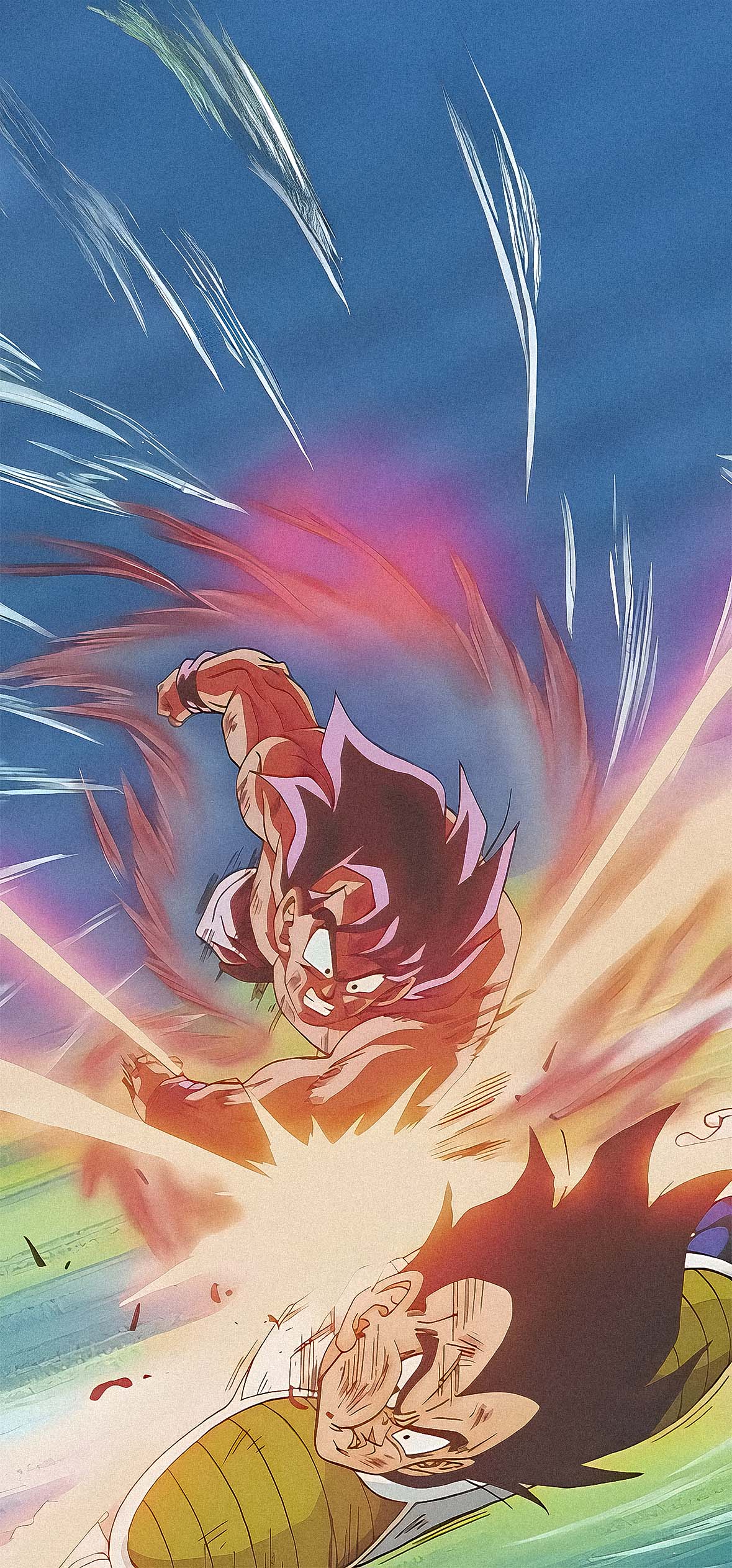 Vegeta Saiyan Punch Dragon Ball Z Wallpapers Vegeta Saiyan Punch Dragon Ball Z Wallpapers — 1179×2526 HD wallpaper