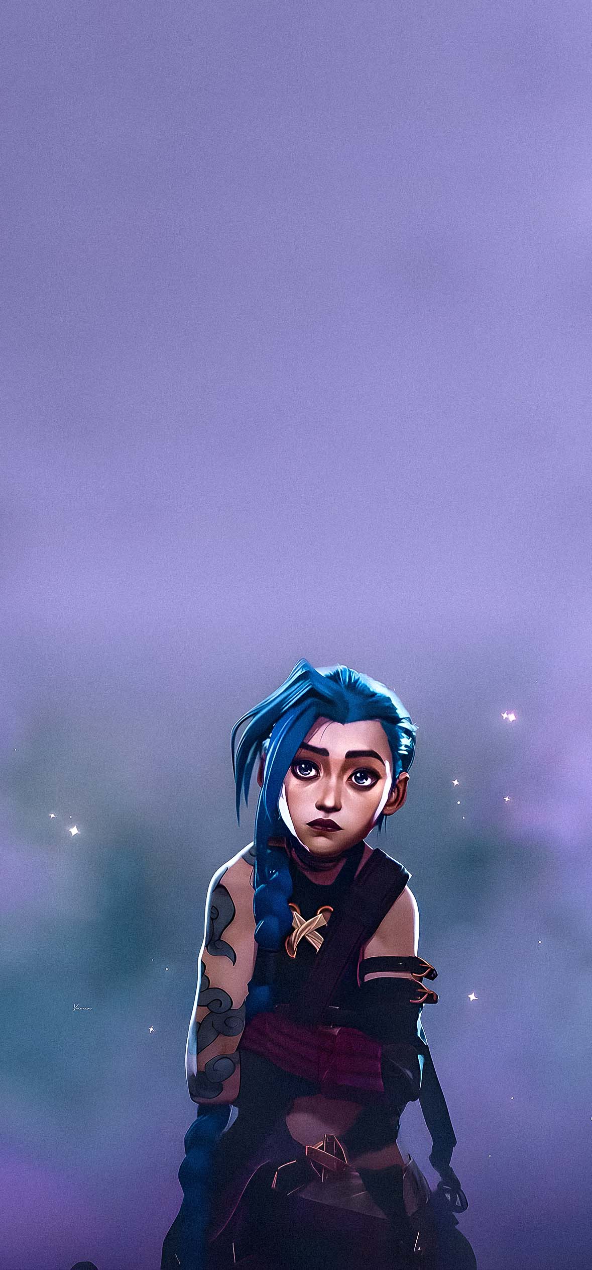 Arcane Jinx's Iconic Stance Wallpapers Arcane Jinx's Iconic Stance Wallpapers — 1179×2526 HD wallpaper