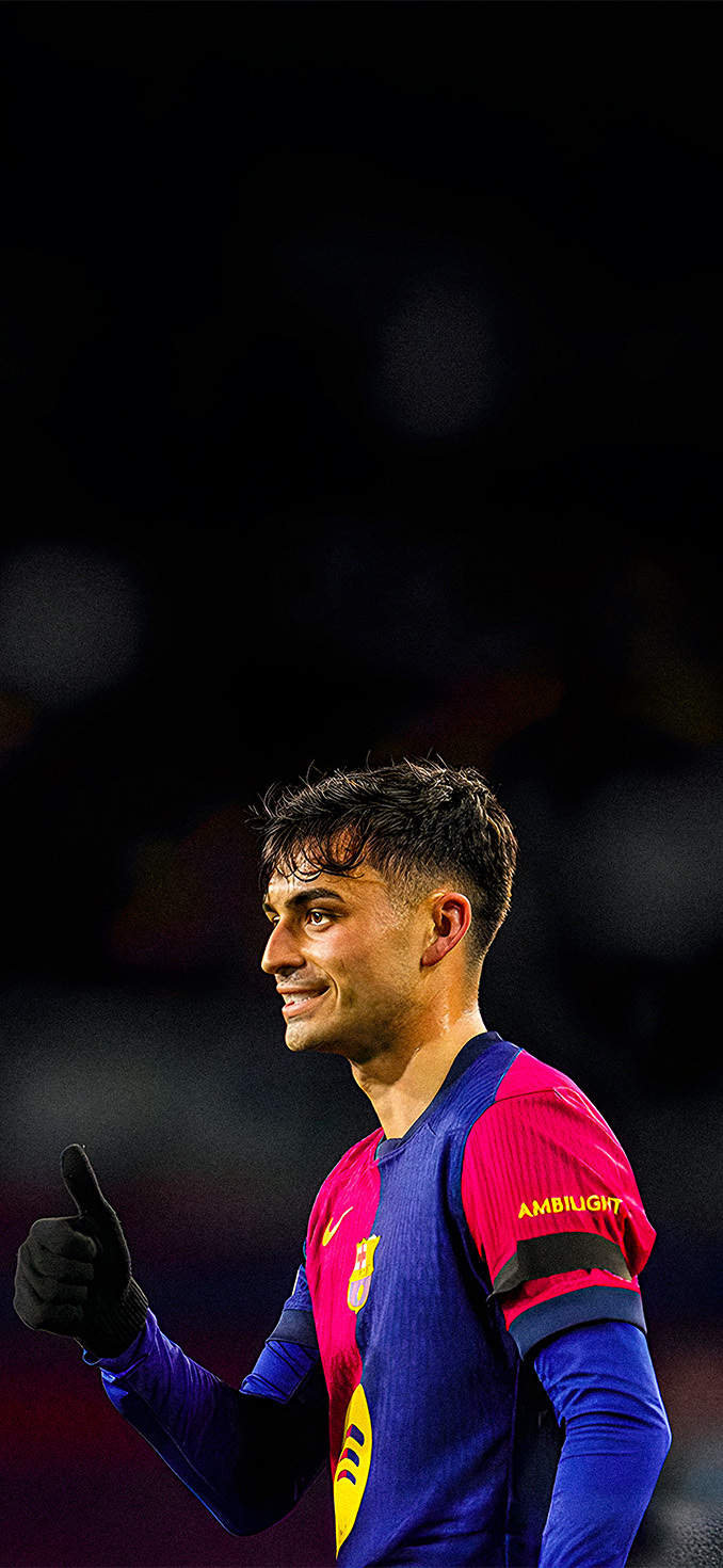FC Barcelona Pedri González Smiling Player iPhone — 678×1470 HD wallpaper
