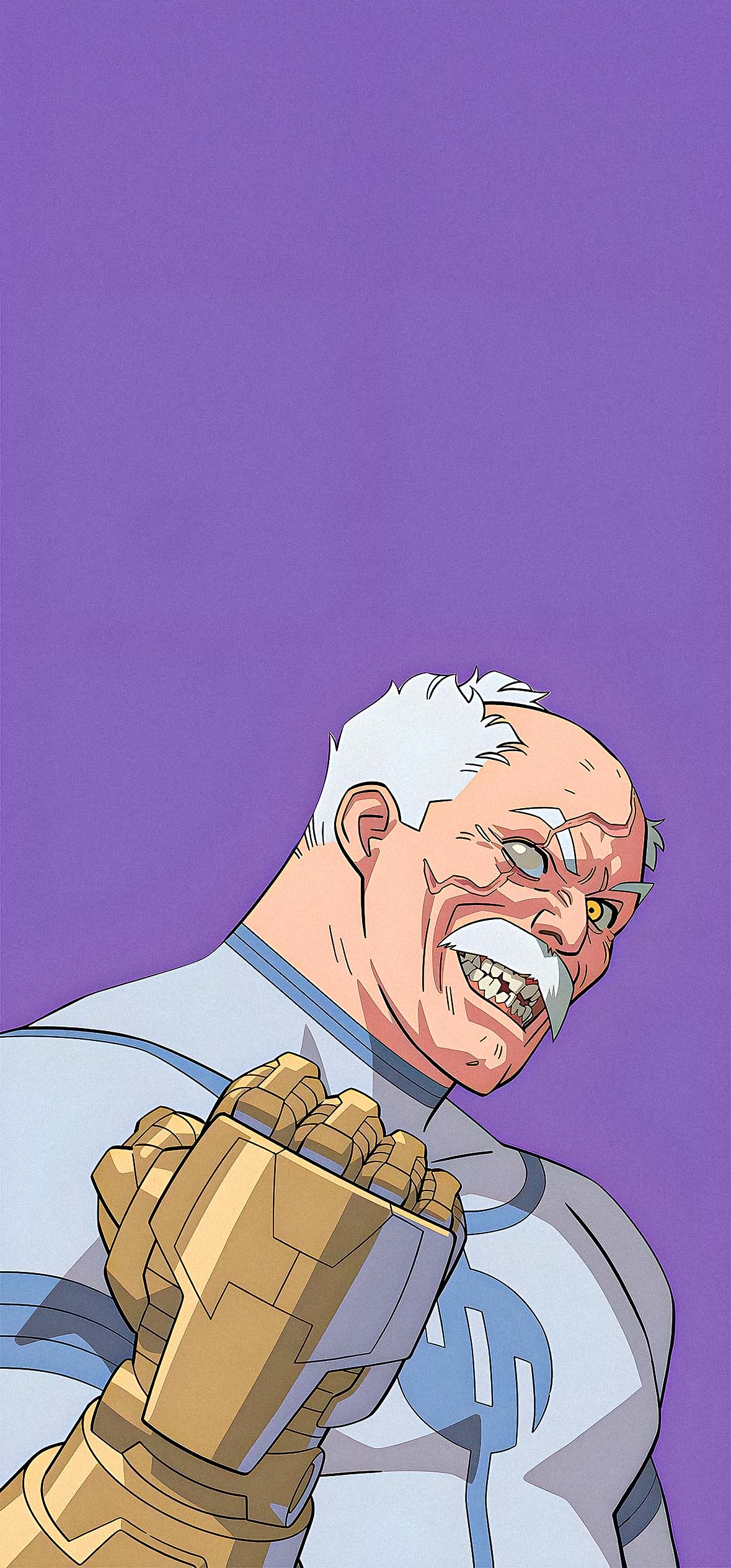 Conquest Old Man Metal Hand Invincible 4k iPhone Wallpapers Conquest Old Man Metal Hand Invincible 4k iPhone Wallpapers — 1179×2526 HD wallpaper