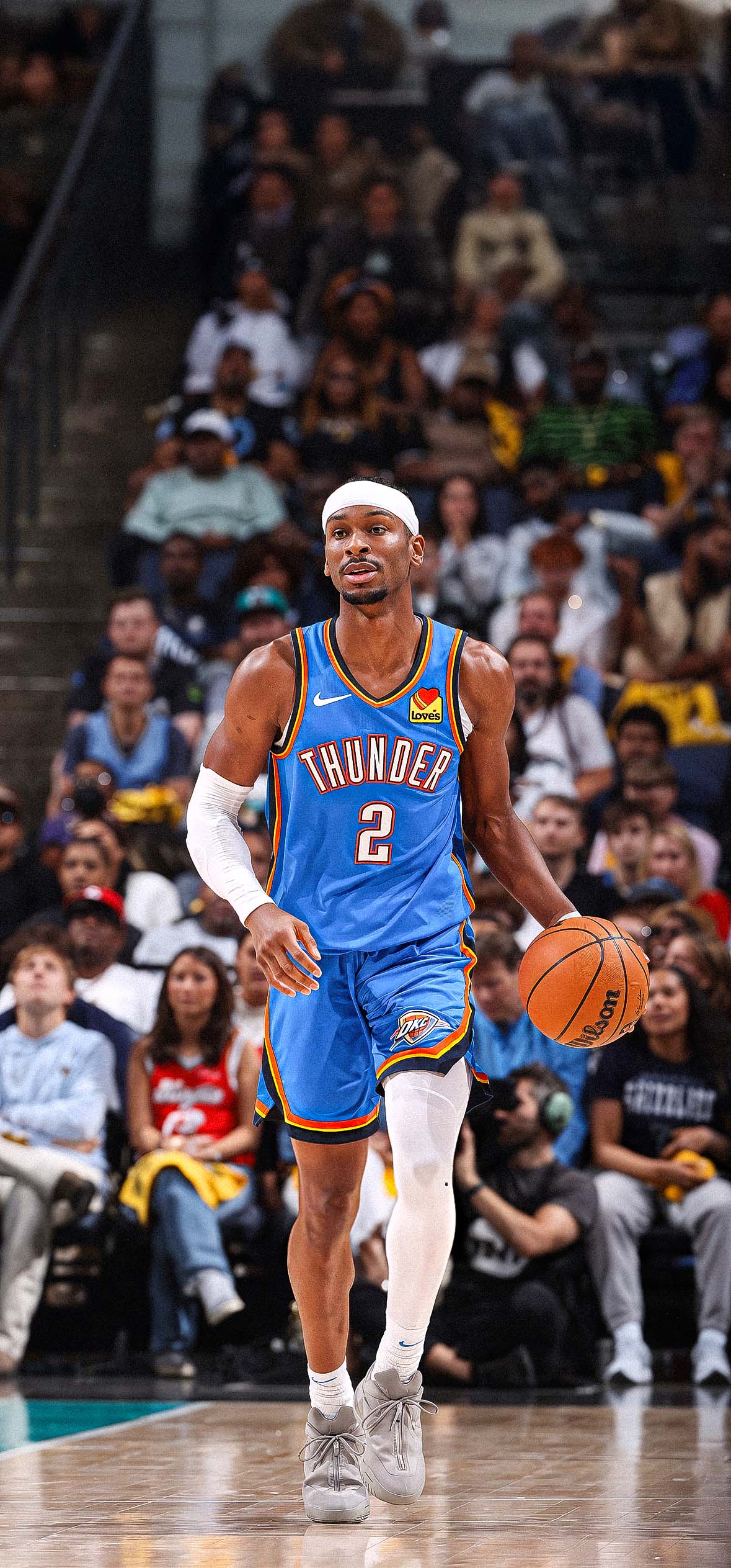 Oklahoma City Thunder Wallpapers 4K Oklahoma City Thunder Wallpapers 4K — 1179×2526 HD wallpaper