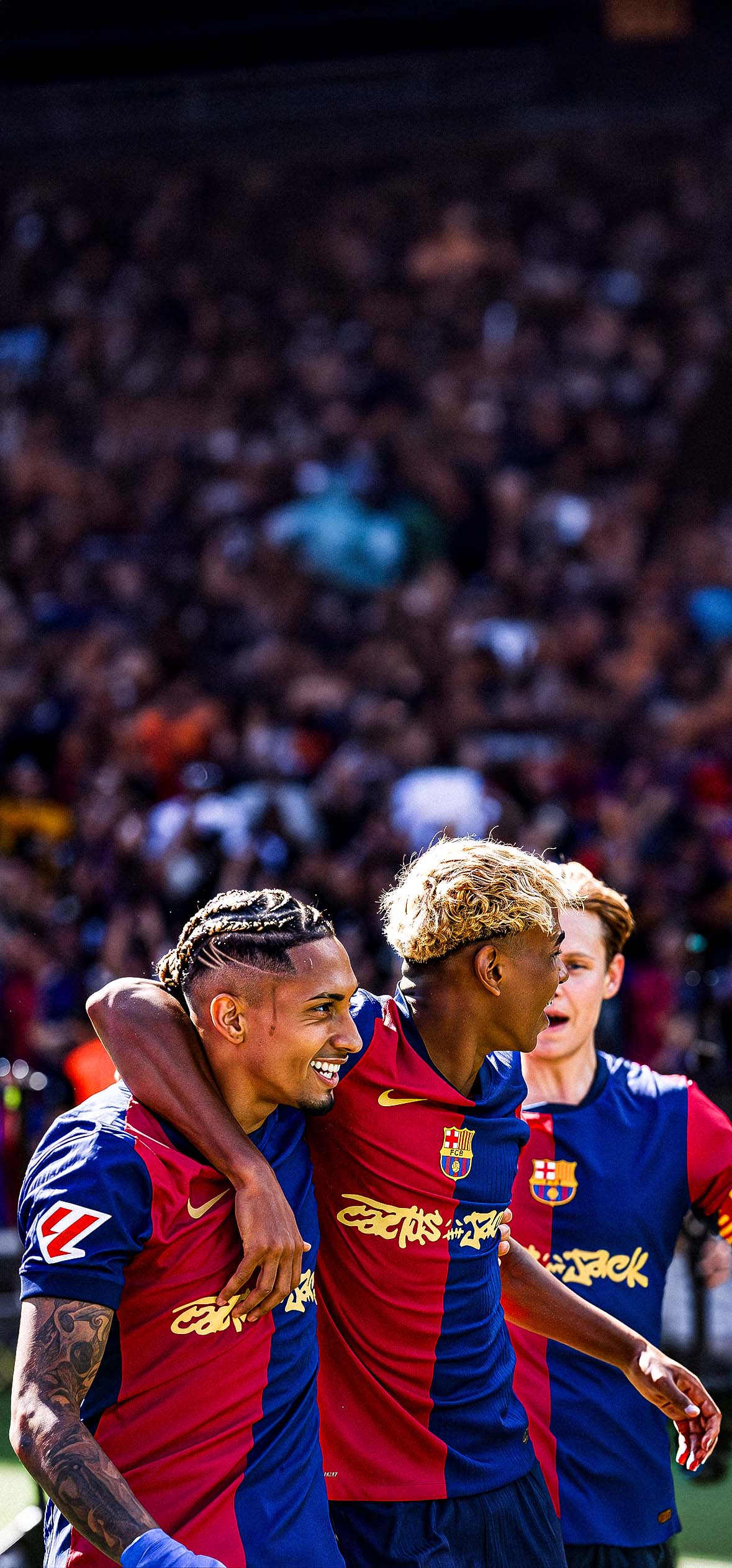 Raphinha, Yamal & Torres FC Barcelona iPhone Wallpapers — 1179×2526 HD wallpaper