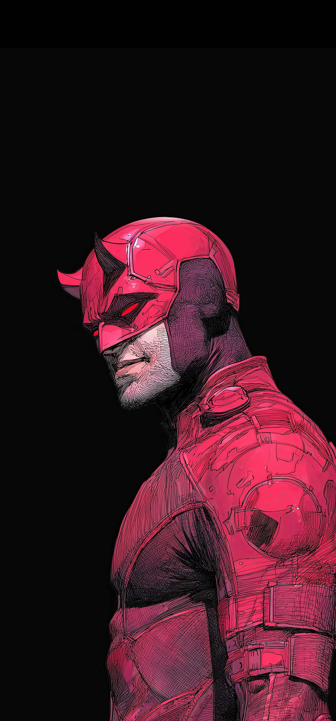 Red Daredevil Born Again Art Wallpapers 4k iPhone Red Daredevil Born Again Art Wallpapers 4k iPhone — 1179×2526 HD wallpaper