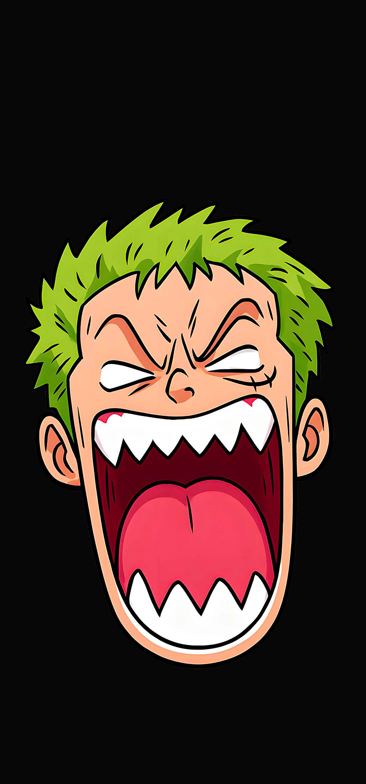 Funny Angry Zoro 4k iPhone Funny Angry Zoro 4k iPhone — 1179×2526 HD wallpaper
