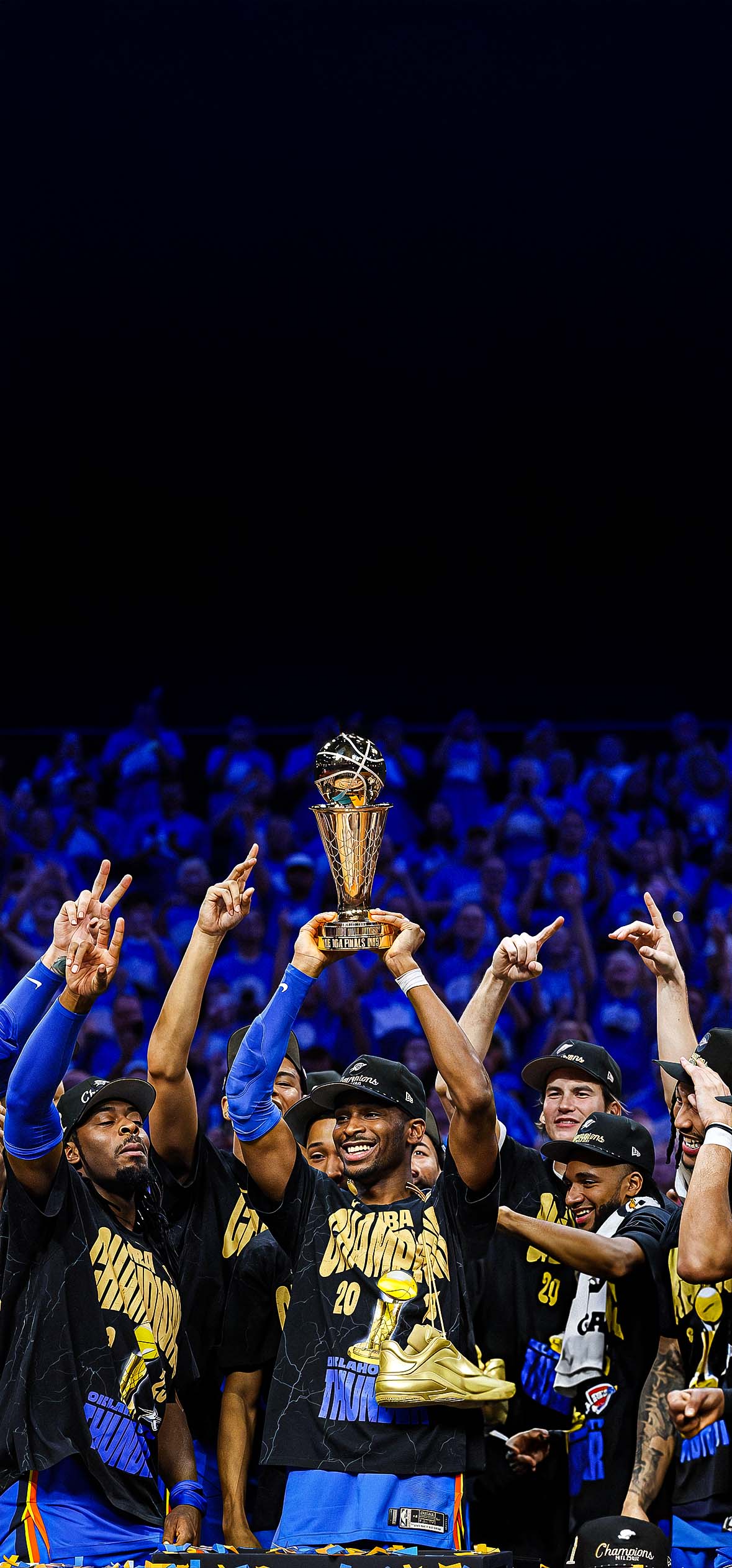 OKC Thunder SGA MVP Moment Wallpapers for iPhone 4k OKC Thunder SGA MVP Moment Wallpapers for iPhone 4k — 1179×2526 HD wallpaper
