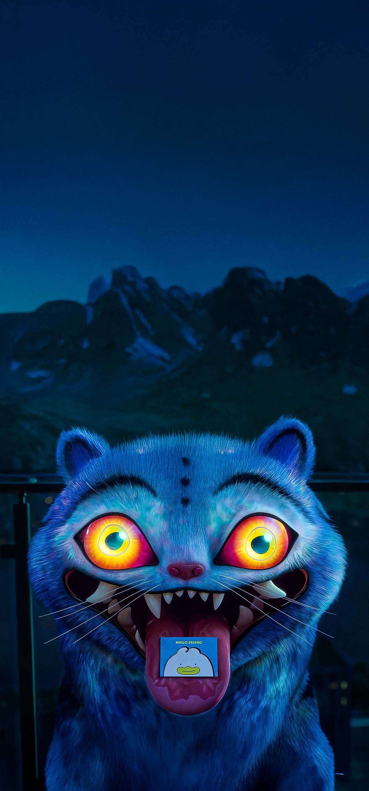 Derpy Tiger Kpop Demon Hunters TV Show Wallpaper iPhone — 1179×2526 HD wallpaper