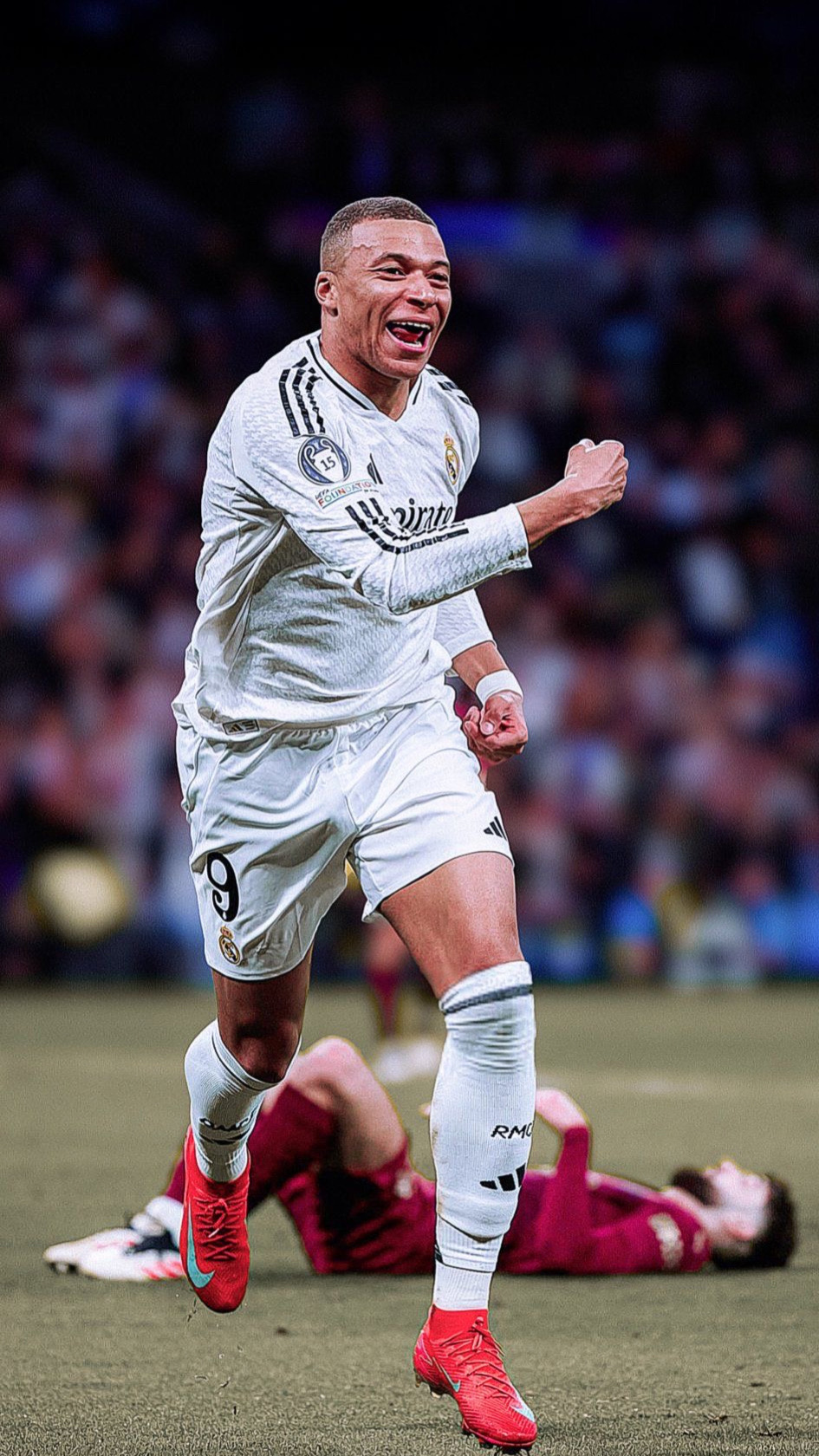 Real Madrid Kylian Mbappé Running Action 4k iPhone Wallpaper Real Madrid Kylian Mbappé Running Action 4k iPhone Wallpaper — 945×1680 HD wallpaper