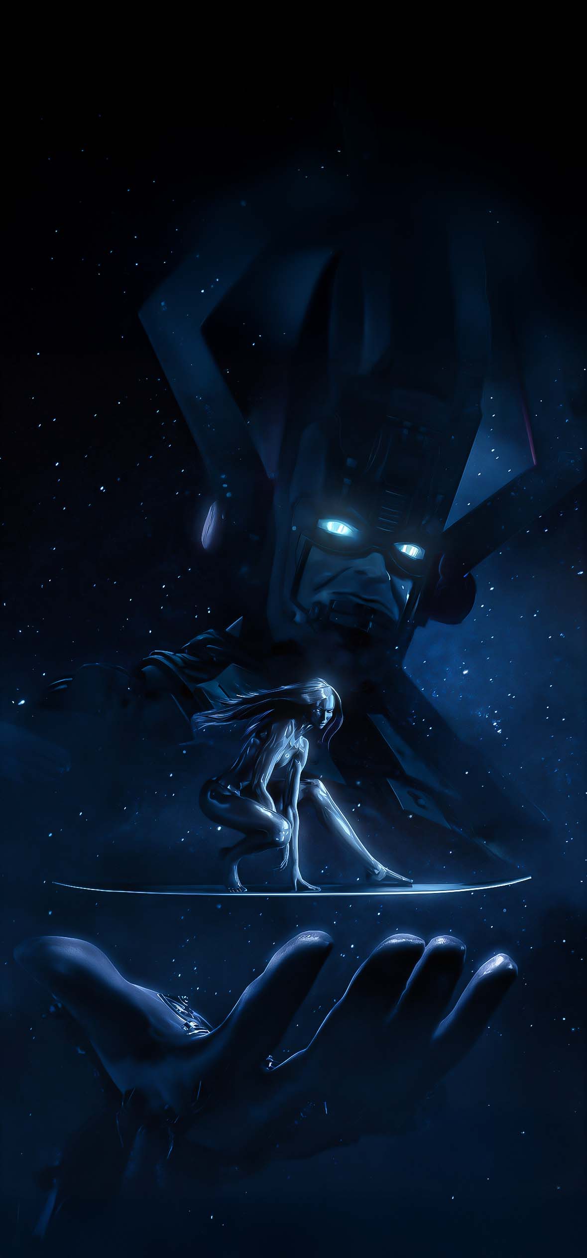 Fantastic 4 Silver Surfer Galactus 4K Wallpapers Marvel Fantastic 4 Silver Surfer Galactus 4K Wallpapers Marvel — 1179×2526 HD wallpaper