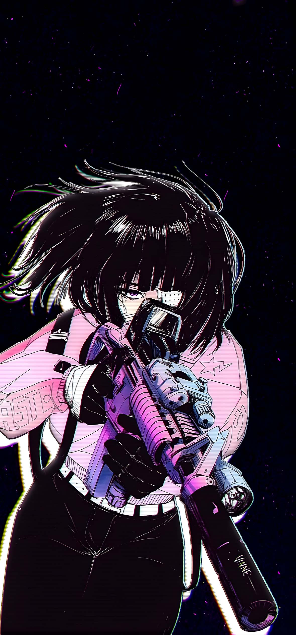 Dark Anime Soldier Girl with Gun Wallpapers Dark Anime Soldier Girl with Gun Wallpapers — 1179×2526 HD wallpaper