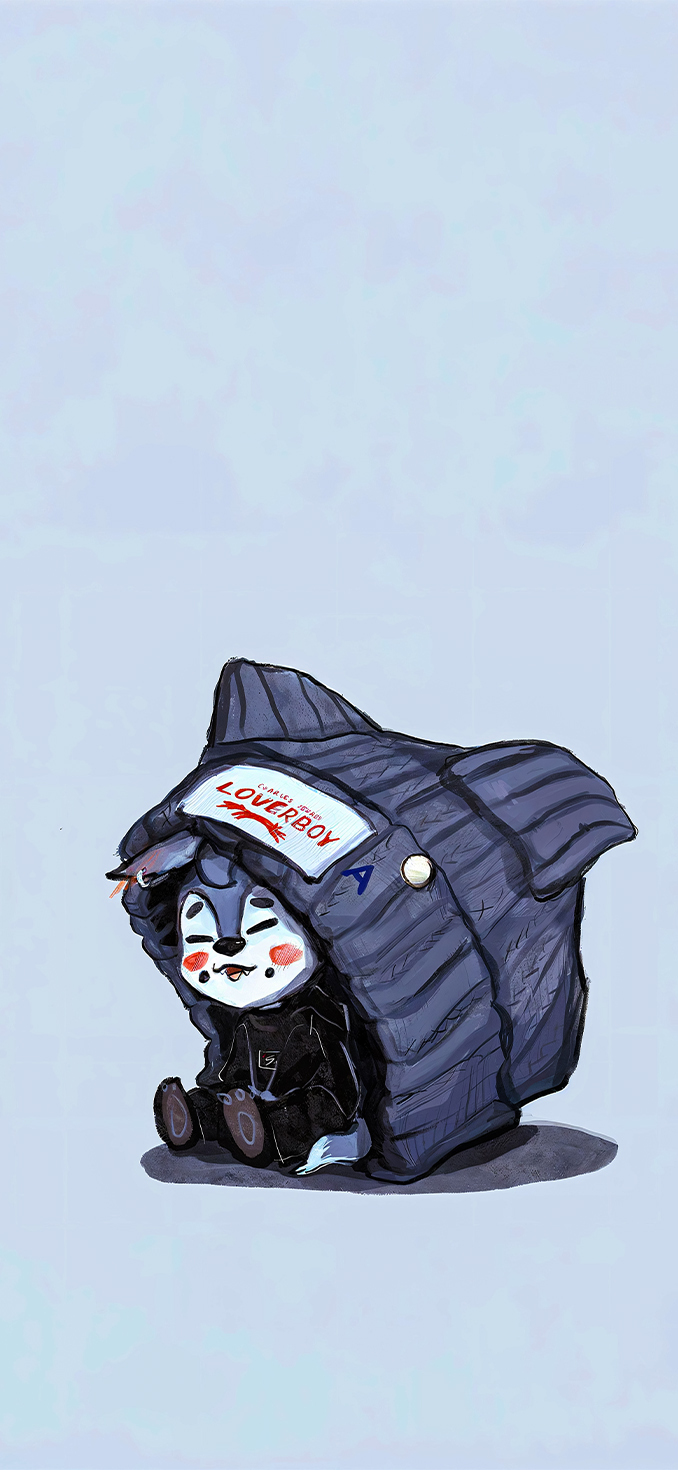 Cute K-Pop Chibi Stray Cat iPhone 4K Cute K-Pop Chibi Stray Cat iPhone 4K — 678×1470 HD wallpaper