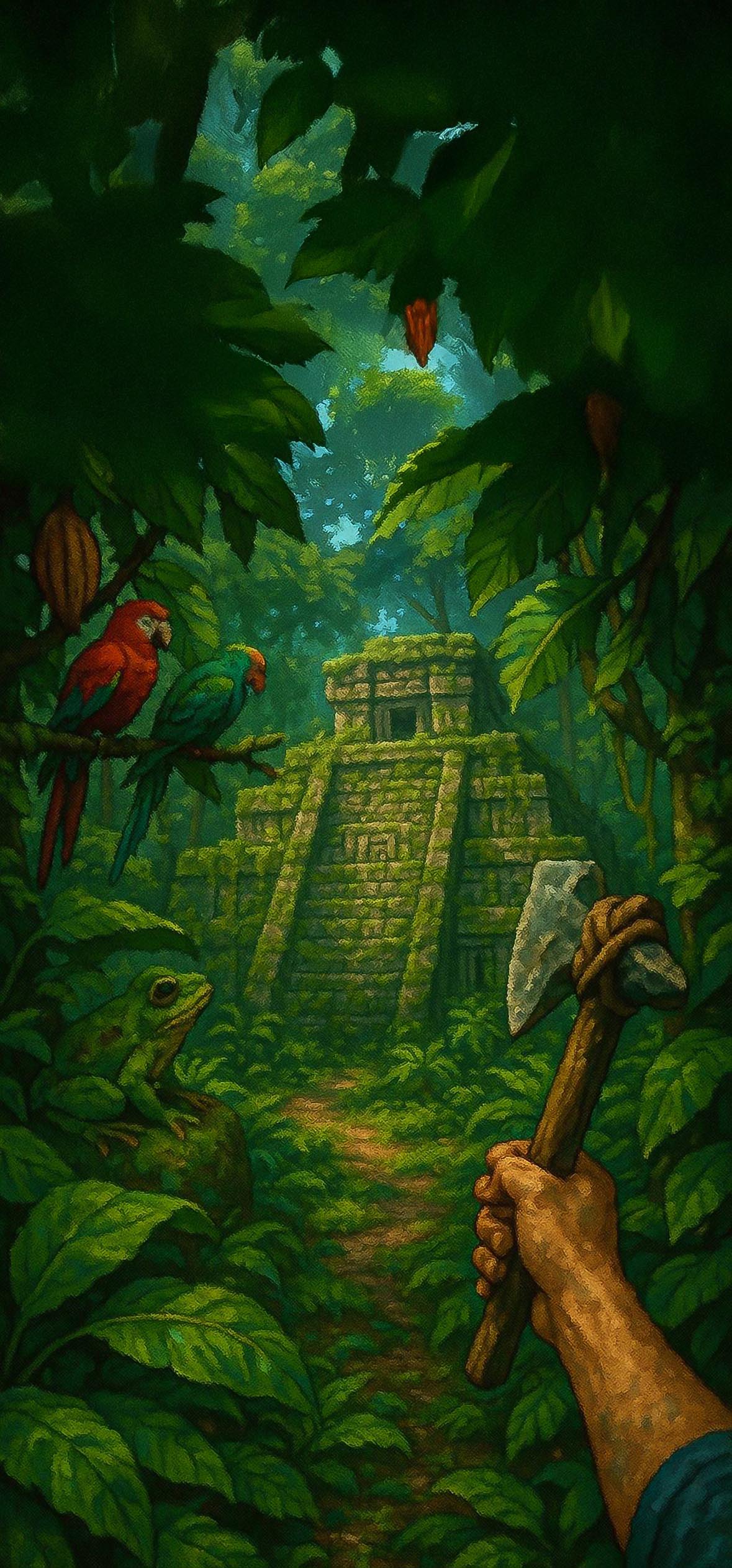 Minecraft Jungle Temple Wallpapers Mobile 4K Minecraft Jungle Temple Wallpapers Mobile 4K — 1179×2526 HD wallpaper