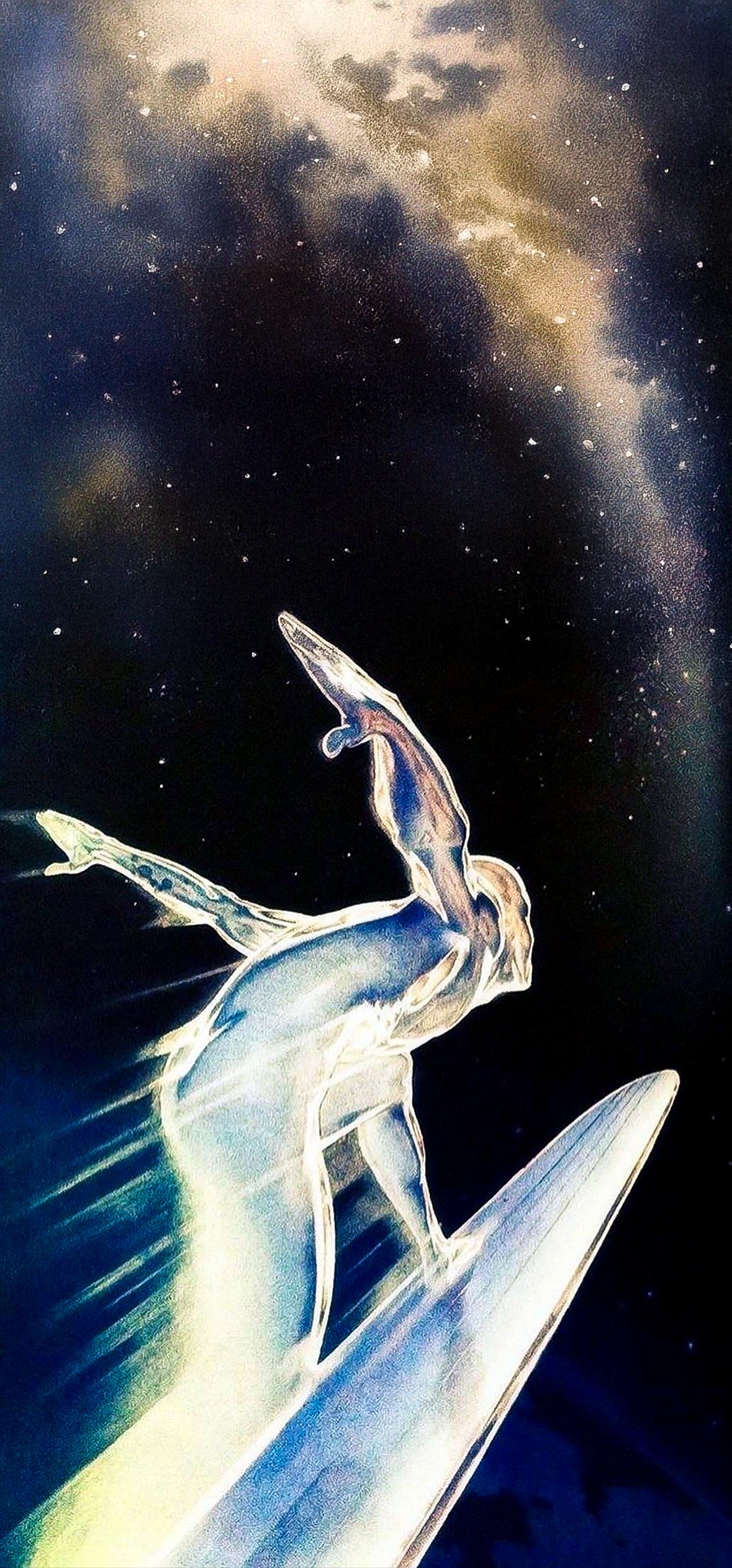 Fantastic Four Silver Surfer Artistic Space Wallpapers 4K Mobile Fantastic Four Silver Surfer Artistic Space Wallpapers 4K Mobile — 1179×2526 HD wallpaper