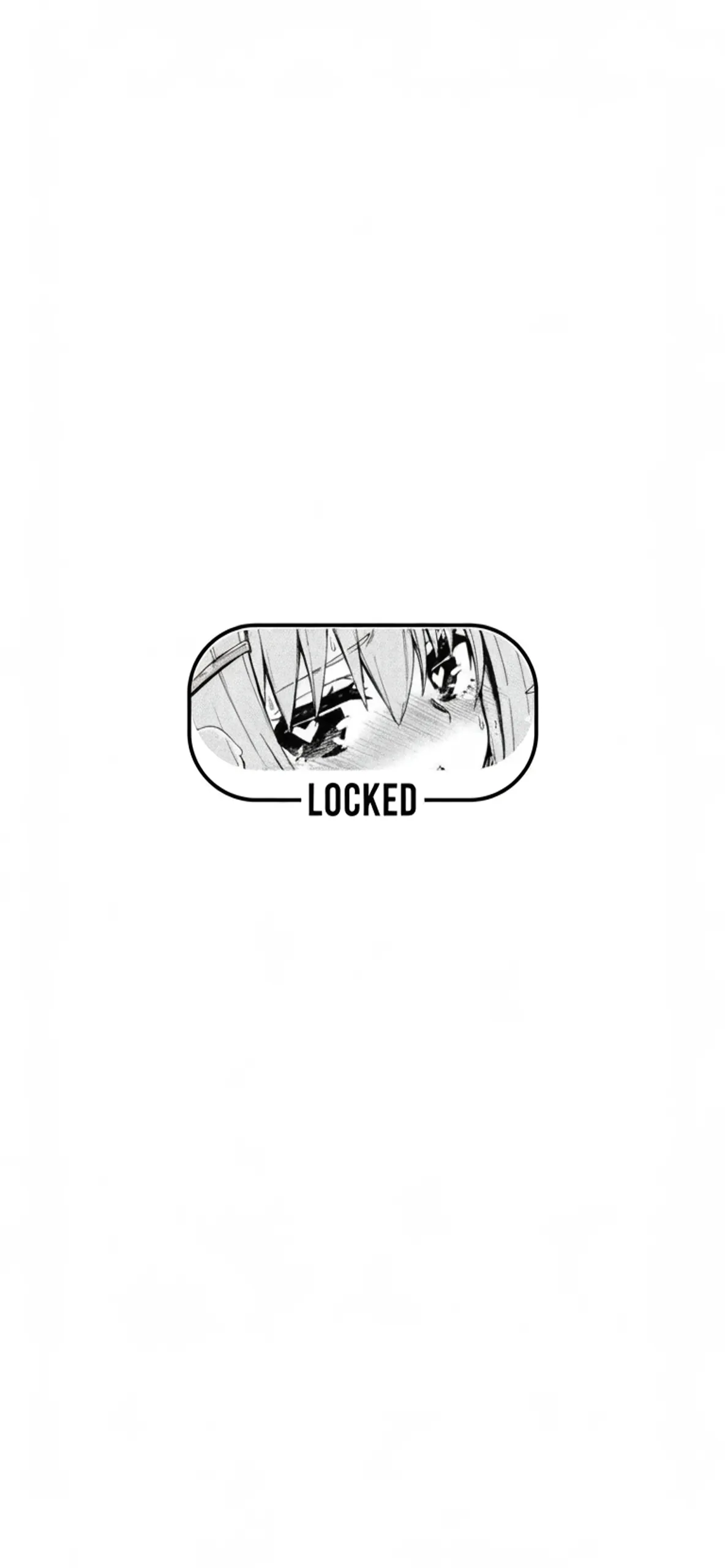 Minimal Anime Girl Locked Eyes Wallpapers — 1184×2560 HD wallpaper