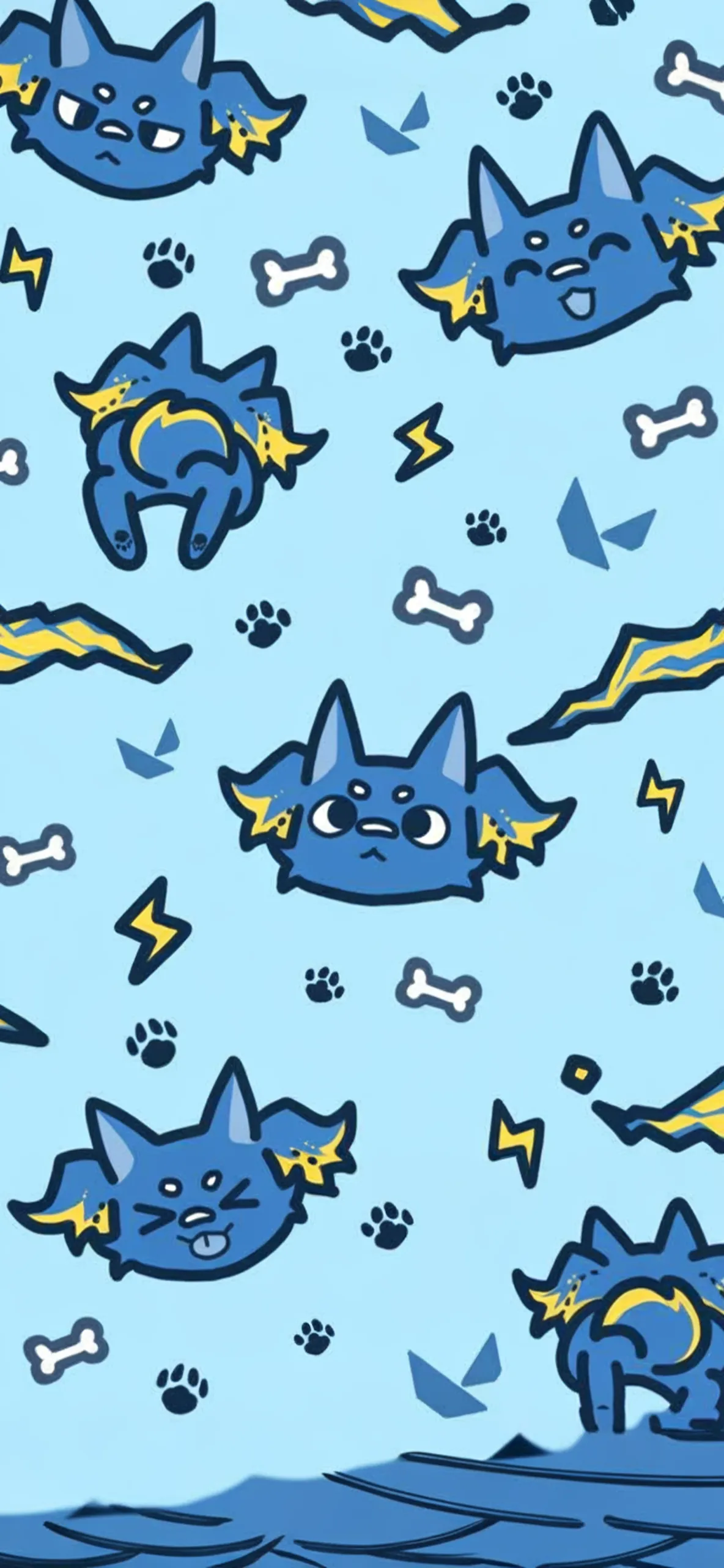 Cute Valorant Sticker Art for iPhone — 1184×2560 HD wallpaper