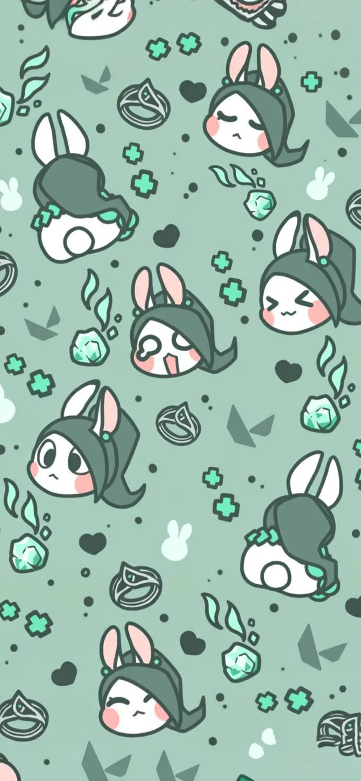 Cute Gaming Valorant Sticker Doodles for iPhone — 1184×2560 HD wallpaper
