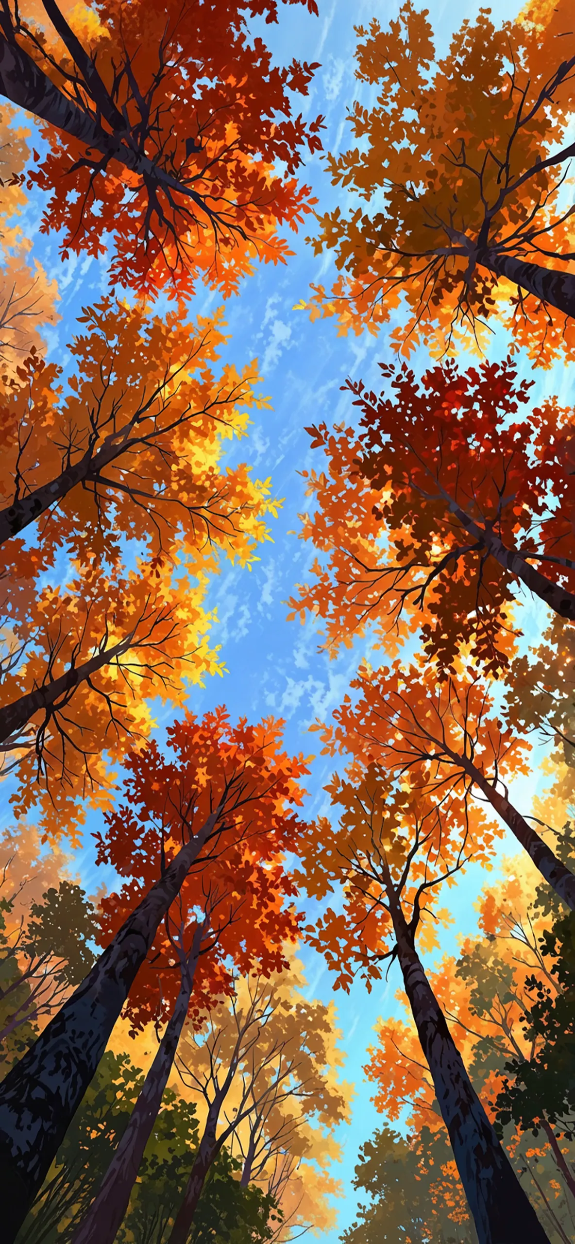 Autumn Forest Leaves 4K Nature HD Wallpapers Autumn Forest Leaves 4K Nature HD Wallpapers — 1184×2560 HD wallpaper