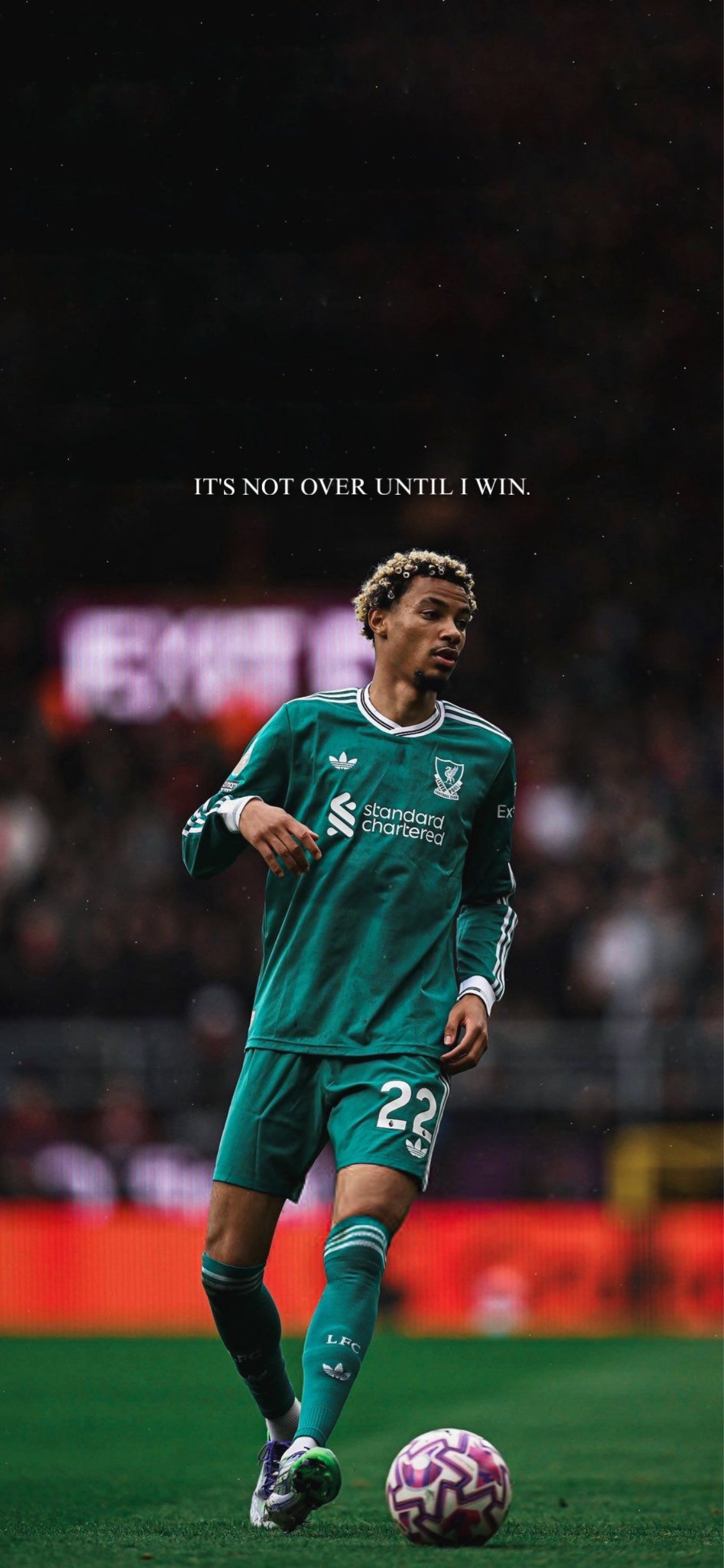 Hugo Ekitike Liverpool Motivational Quotes 4K Wallpapers for iPhone Hugo Ekitike Liverpool Motivational Quotes 4K Wallpapers for iPhone — 1169×2532 HD wallpaper