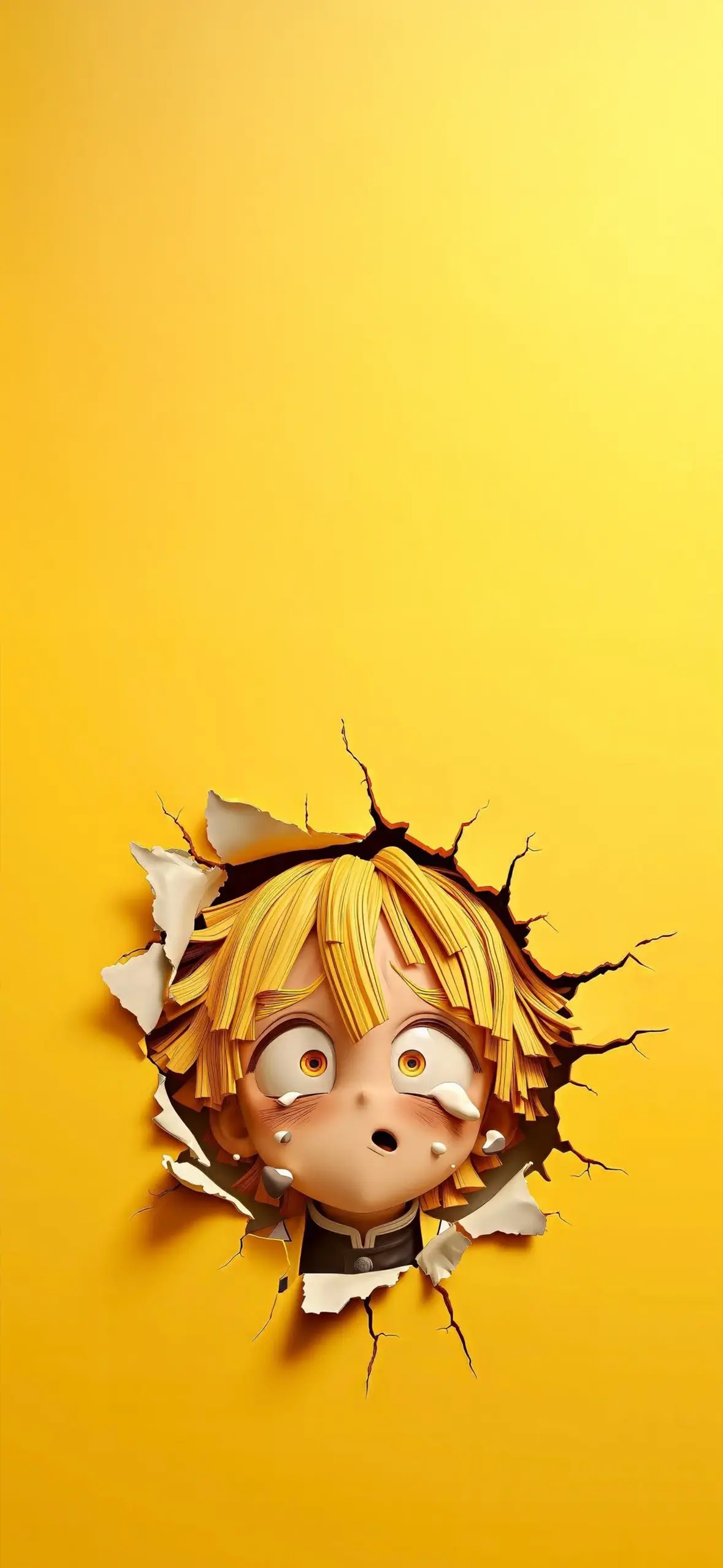 Zenitsu Agatsuma Minimalist Demon Slayer Wallpapers 4k iPhone Zenitsu Agatsuma Minimalist Demon Slayer Wallpapers 4k iPhone — 1179×2556 HD wallpaper