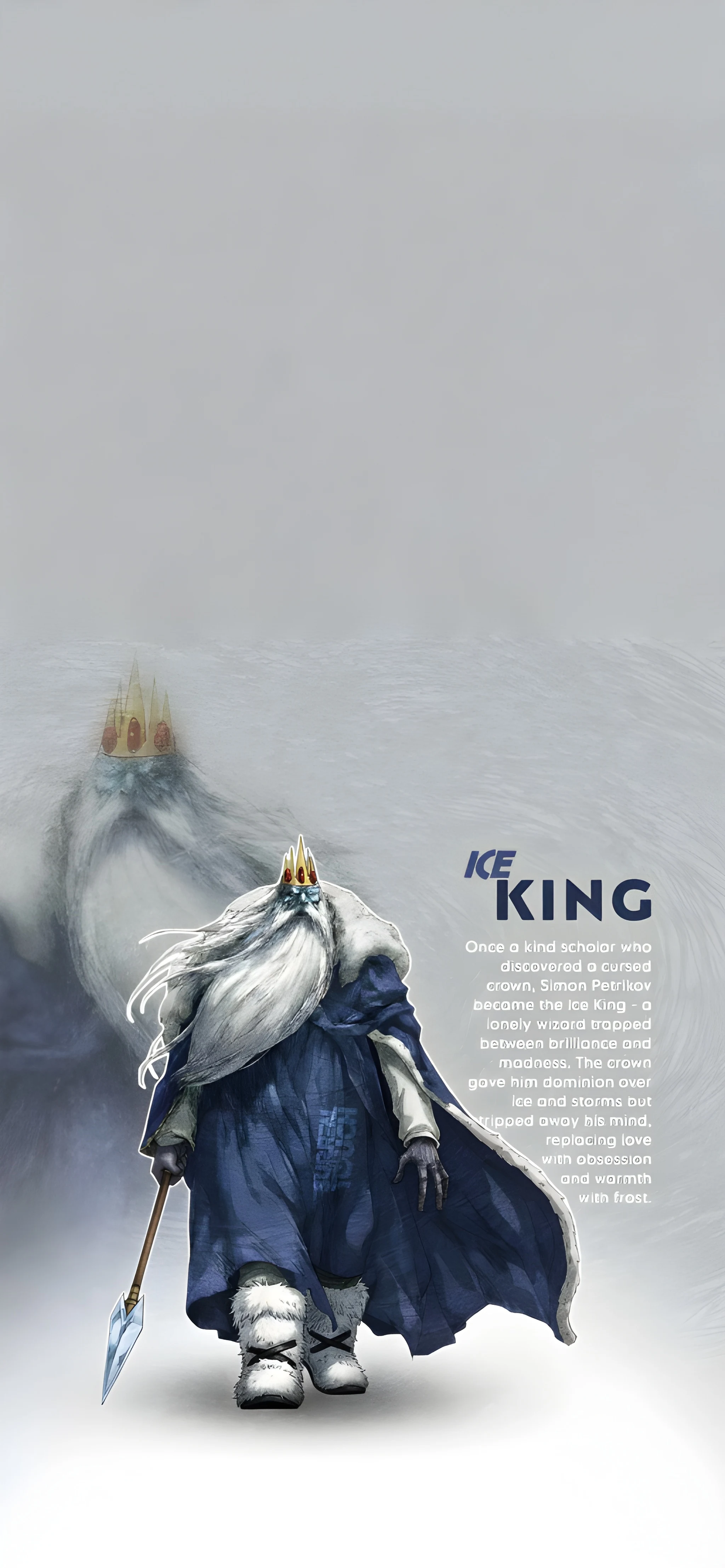 Finn and Ice King Artistic Adventure Time 4k Wallpapers iPhone Finn and Ice King Artistic Adventure Time 4k Wallpapers iPhone — 2048×4428 HD wallpaper
