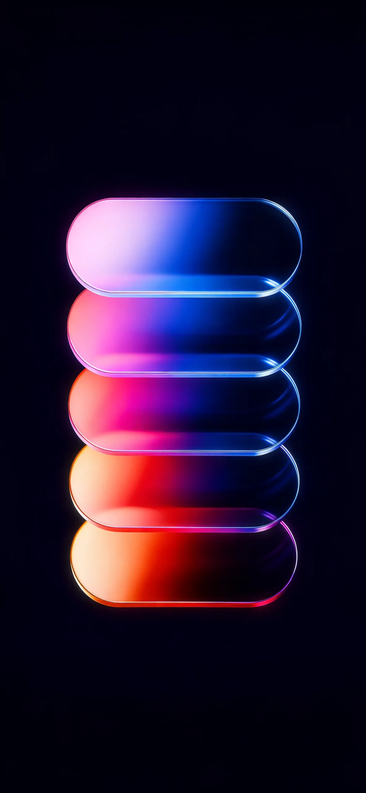 4K Glowing Glass Rounded Shapes iPhone Wallpapers 4K Glowing Glass Rounded Shapes iPhone Wallpapers — 1184×2560 HD wallpaper