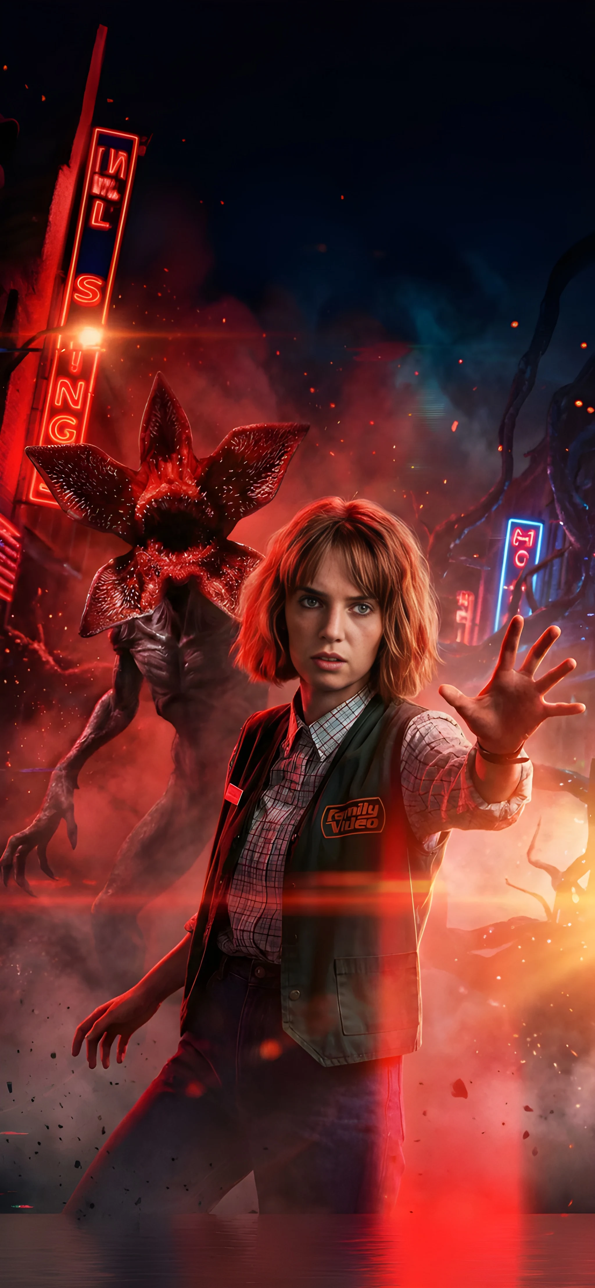 Robin Buckley Demogorgon Wallpaper 4K – Stranger Things Robin Buckley Demogorgon Wallpaper 4K – Stranger Things — 2048×4428 HD wallpaper