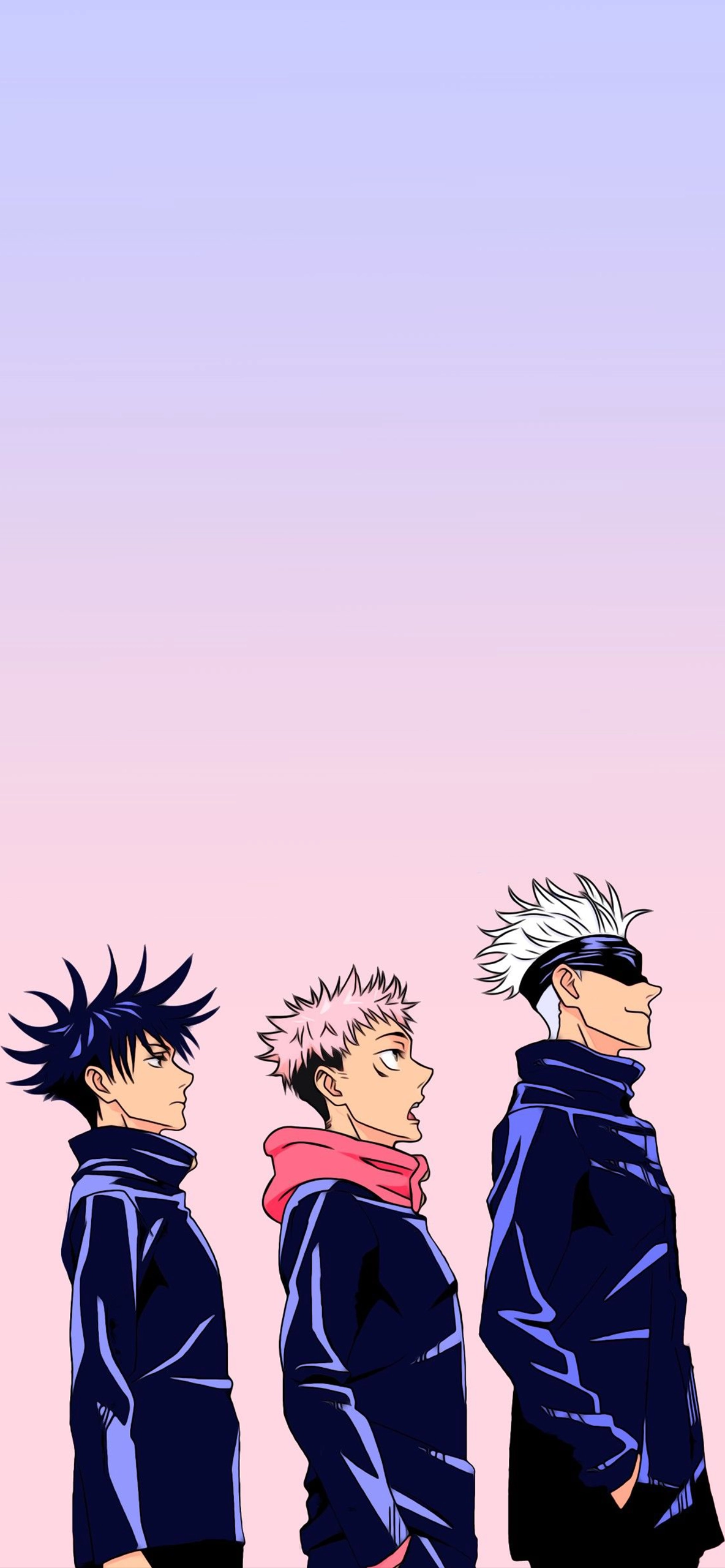 Tokyo Jujutsu High Trio Group Shot – Yuji Megumi Gojo Anime Live Wallpaper Tokyo Jujutsu High Trio Group Shot – Yuji Megumi Gojo Anime Live Wallpaper — 1184×2560 HD wallpaper