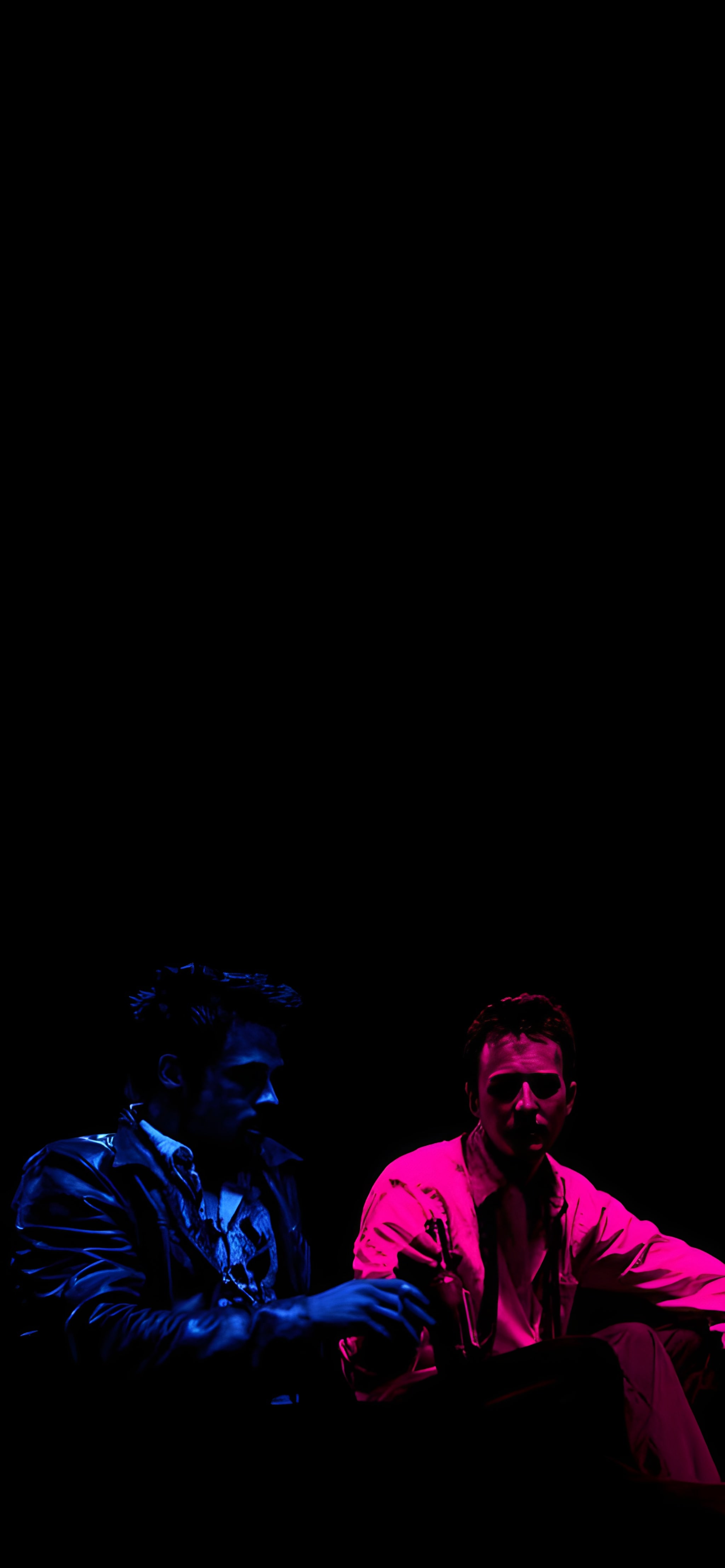 Tyler Durden & The Narrator – Fight Club Movie 4K Wallpaper Tyler Durden & The Narrator – Fight Club Movie 4K Wallpaper — 2048×4428 HD wallpaper