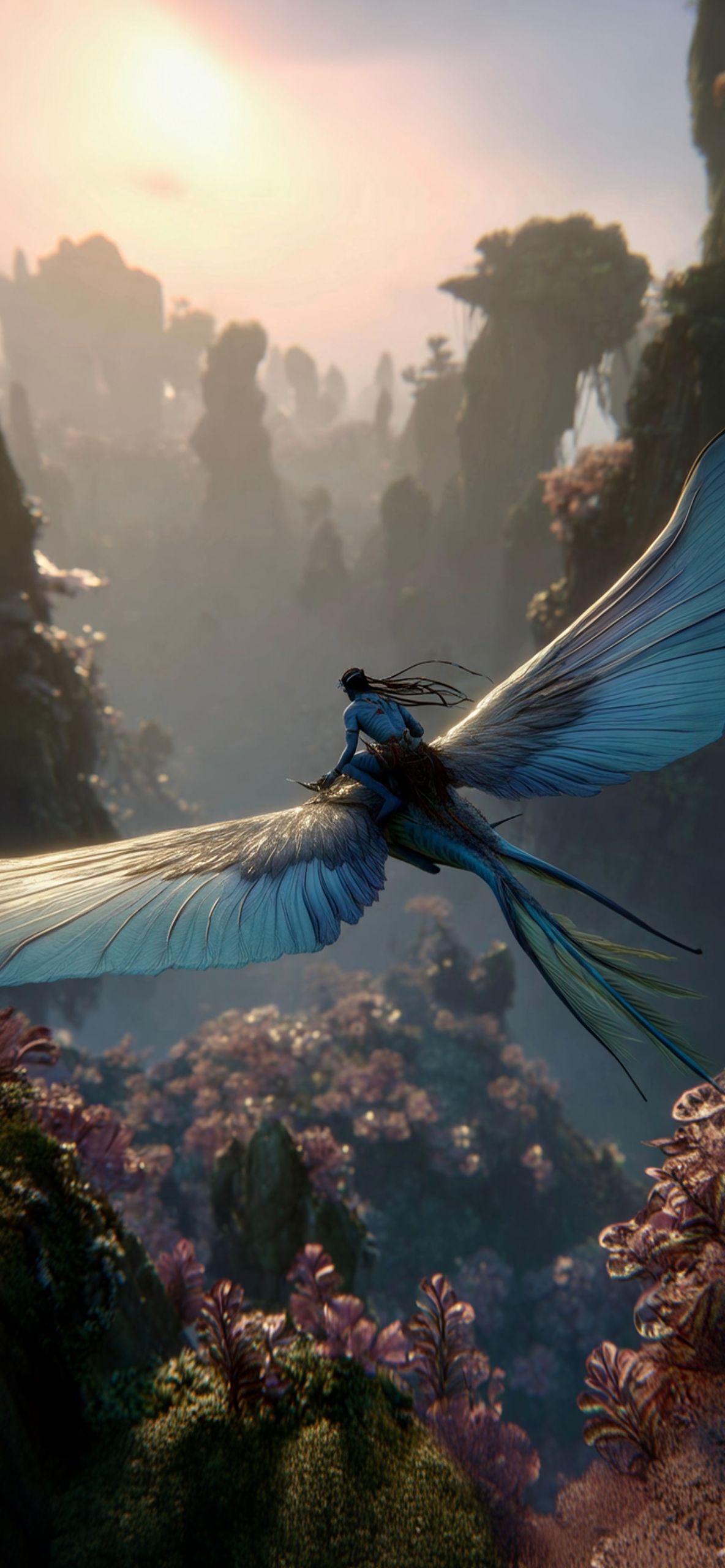 Ikran Banshee Flight Pandora iPhone Wallpaper 4K Ikran Banshee Flight Pandora iPhone Wallpaper 4K — 1184×2560 HD wallpaper